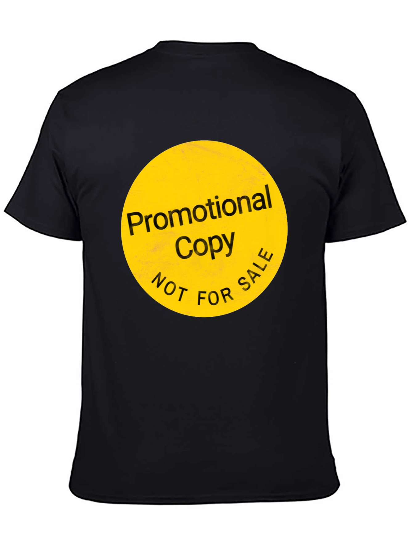 Promotional Copy Crew Neck T-Shirt - Black