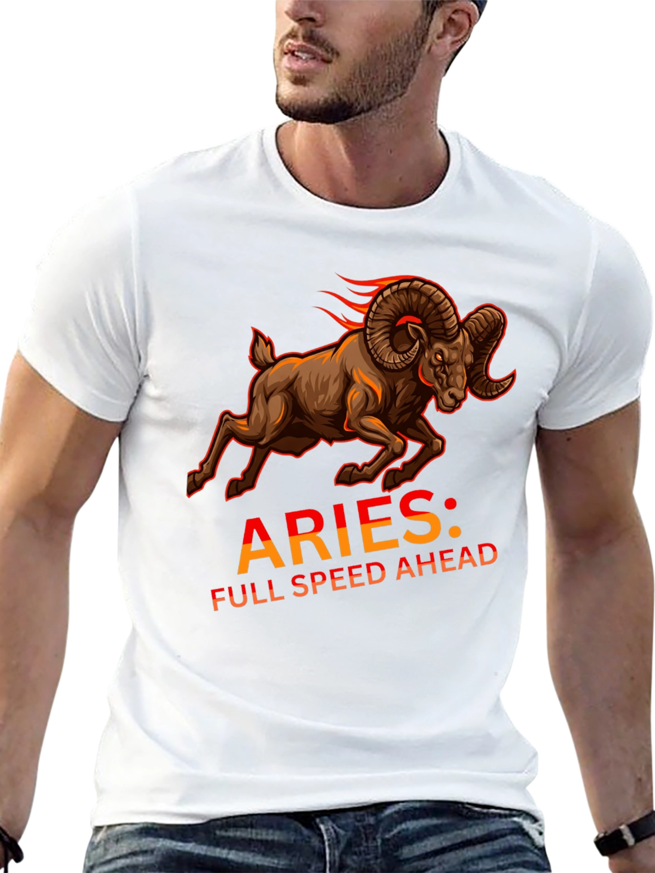 Aries Full Speed Ahead Black T-Shirt