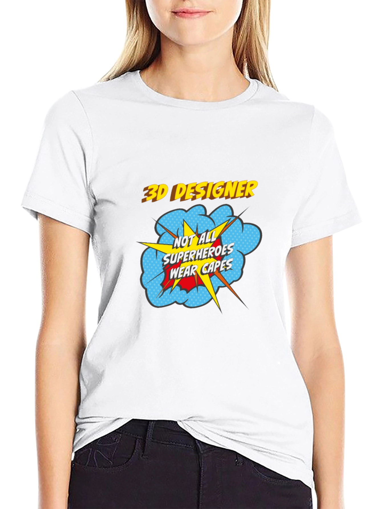 3D Designer Superhero T-Shirt - Wear Your Passion!