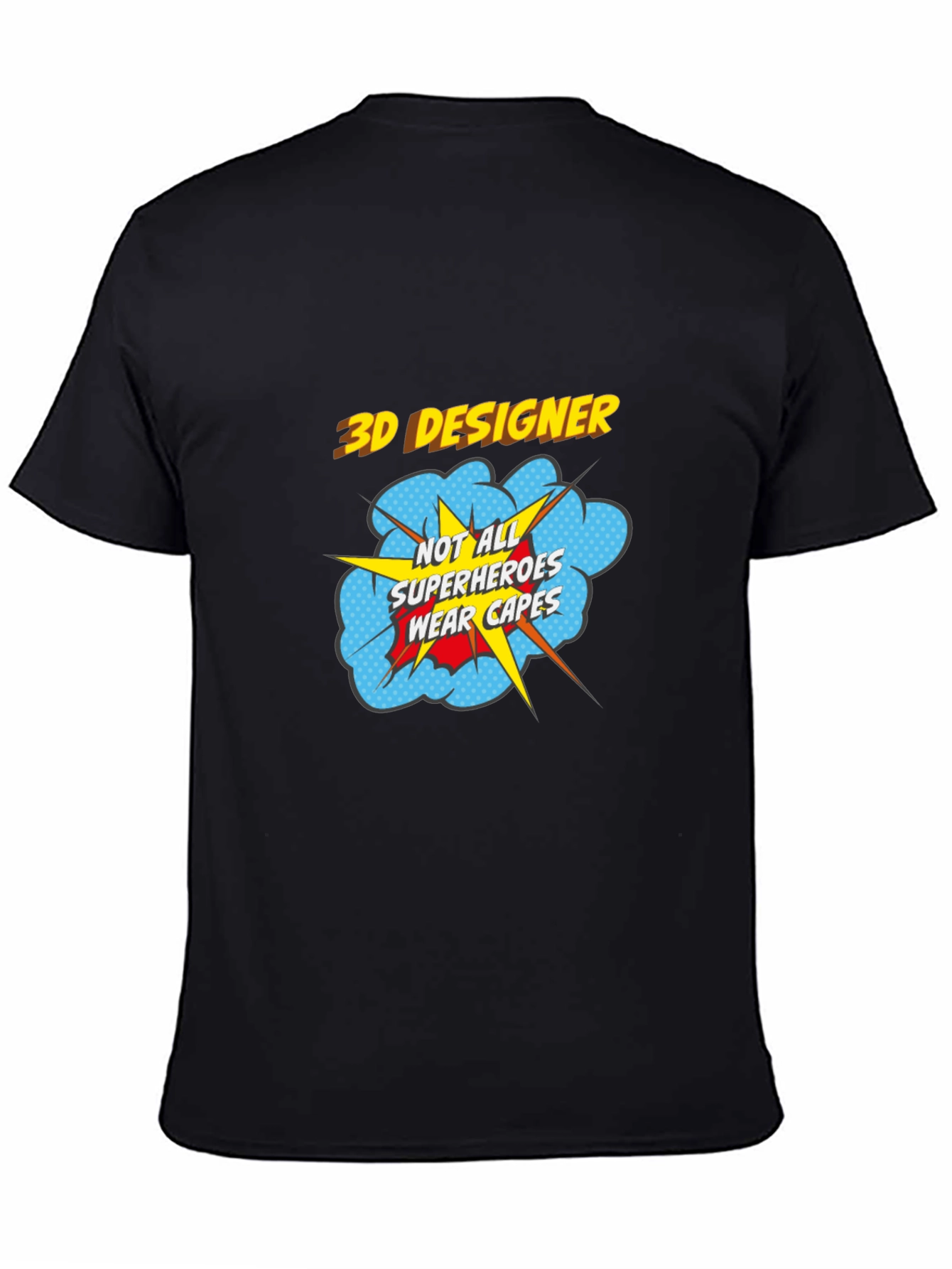 3D Designer Superhero T-Shirt - Wear Your Passion!
