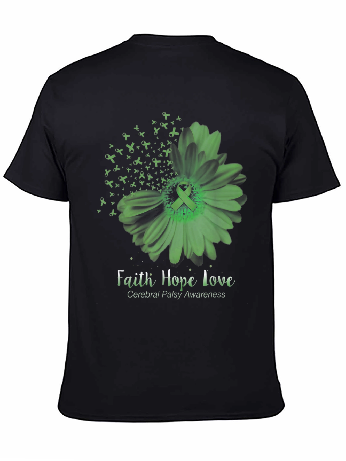 Faith Hope Love Cerebral Palsy Awareness T-Shirt