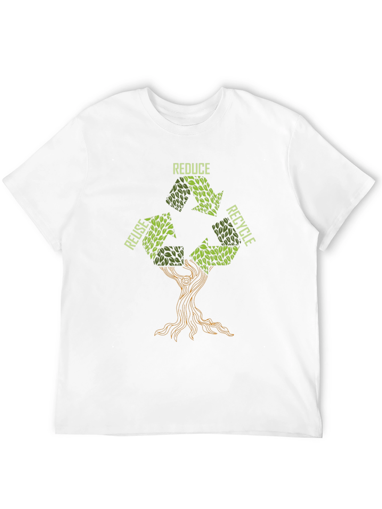 Eco-Friendly Tree Recycle Symbol Graphic Tee