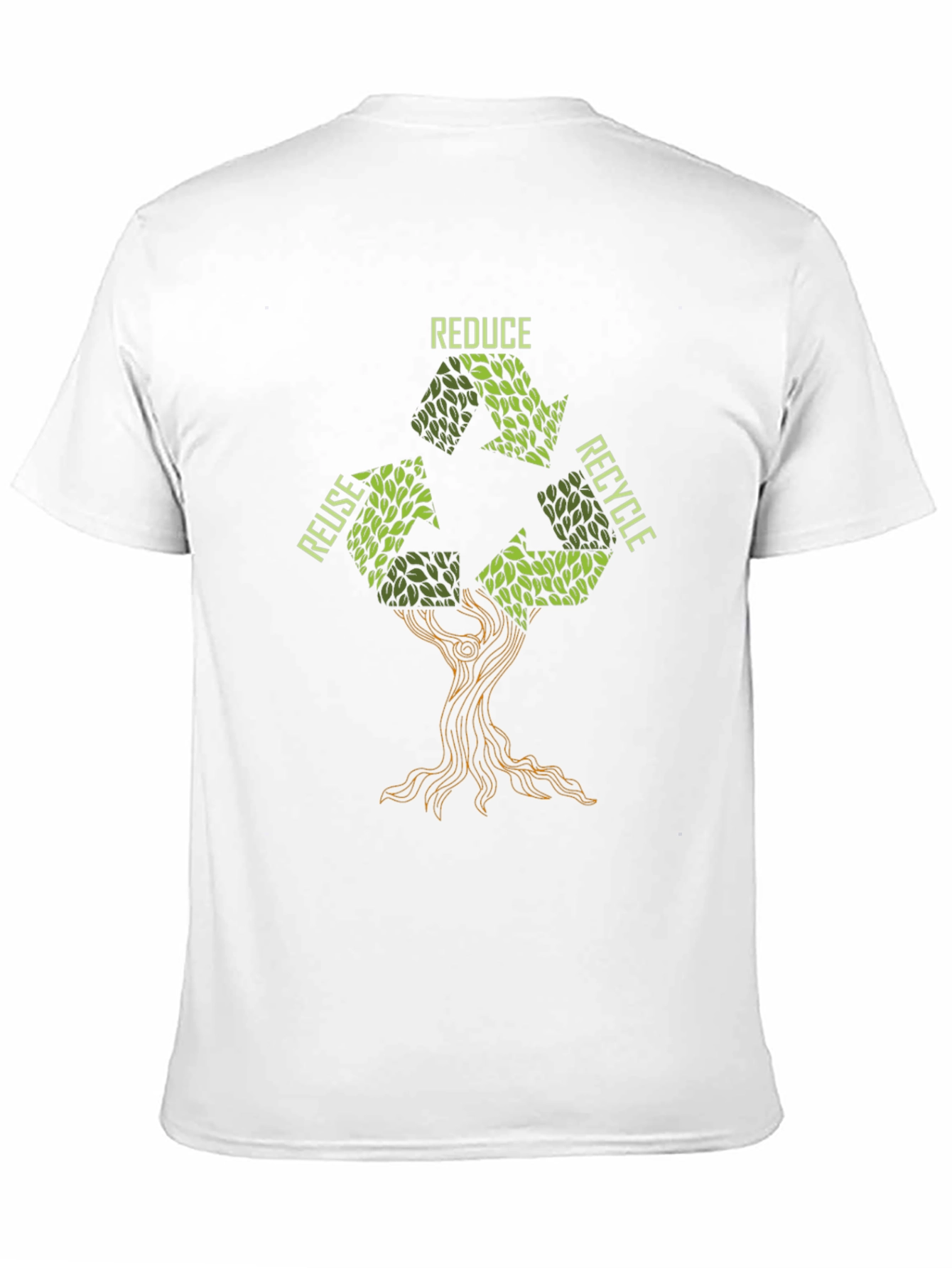Eco-Friendly Tree Recycle Symbol Graphic Tee