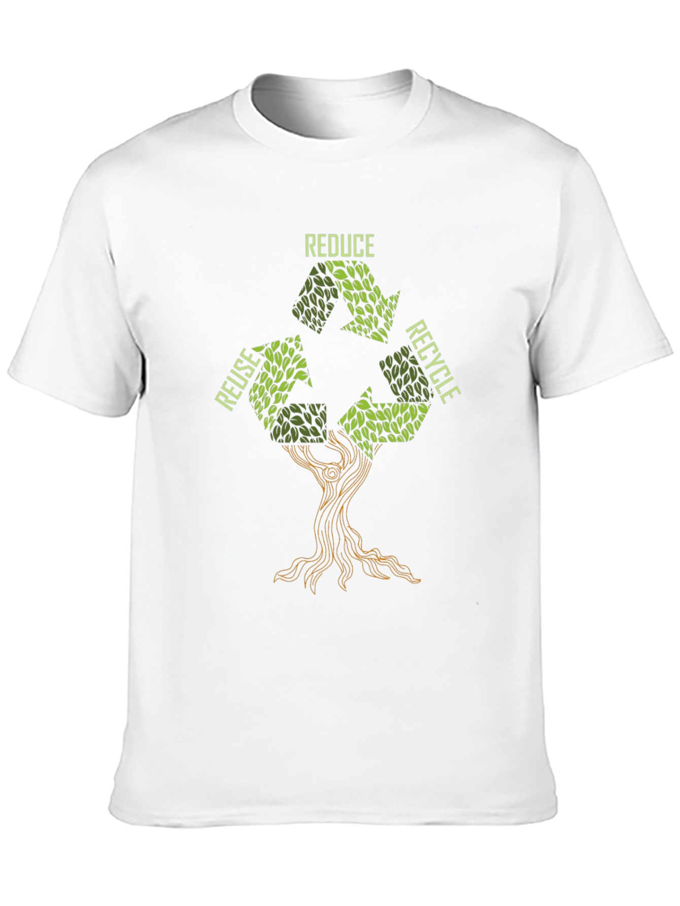 Eco-Friendly Tree Recycle Symbol Graphic Tee