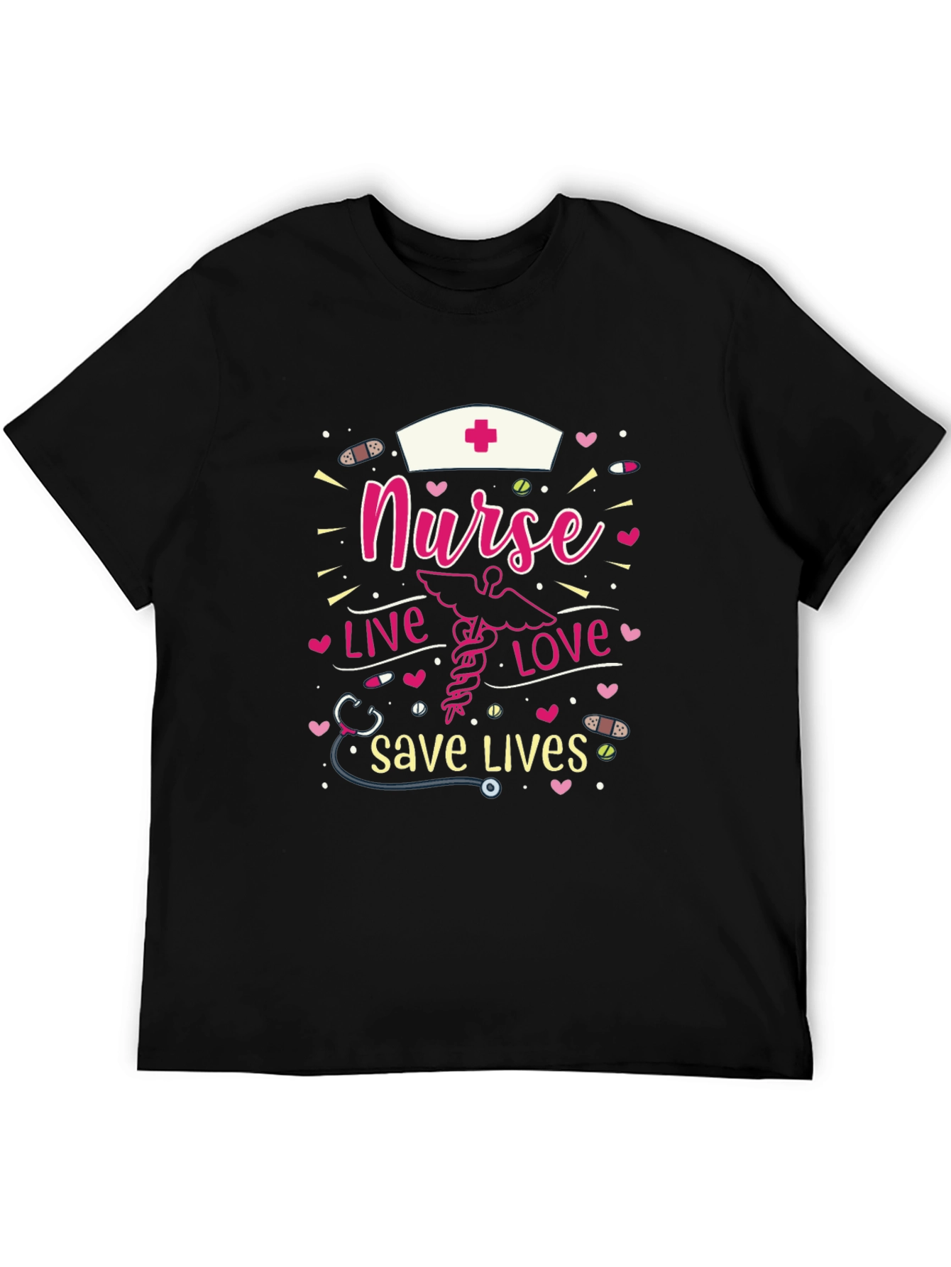Nurse Live Love Save Lives T-Shirt