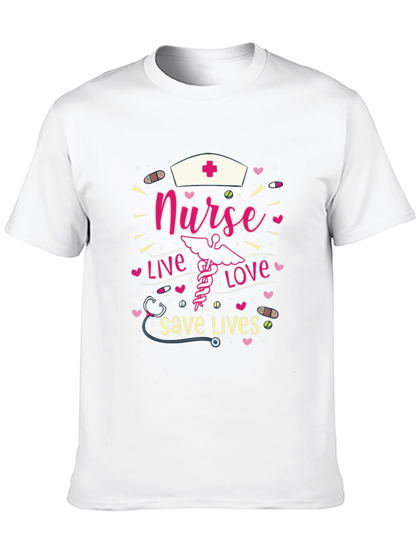 Nurse Live Love Save Lives T-Shirt