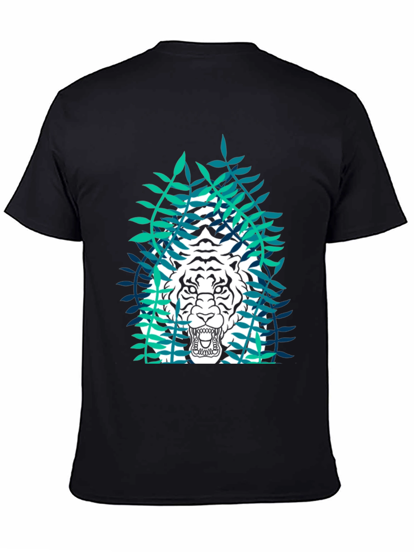 Tiger Graphic Black T-Shirt