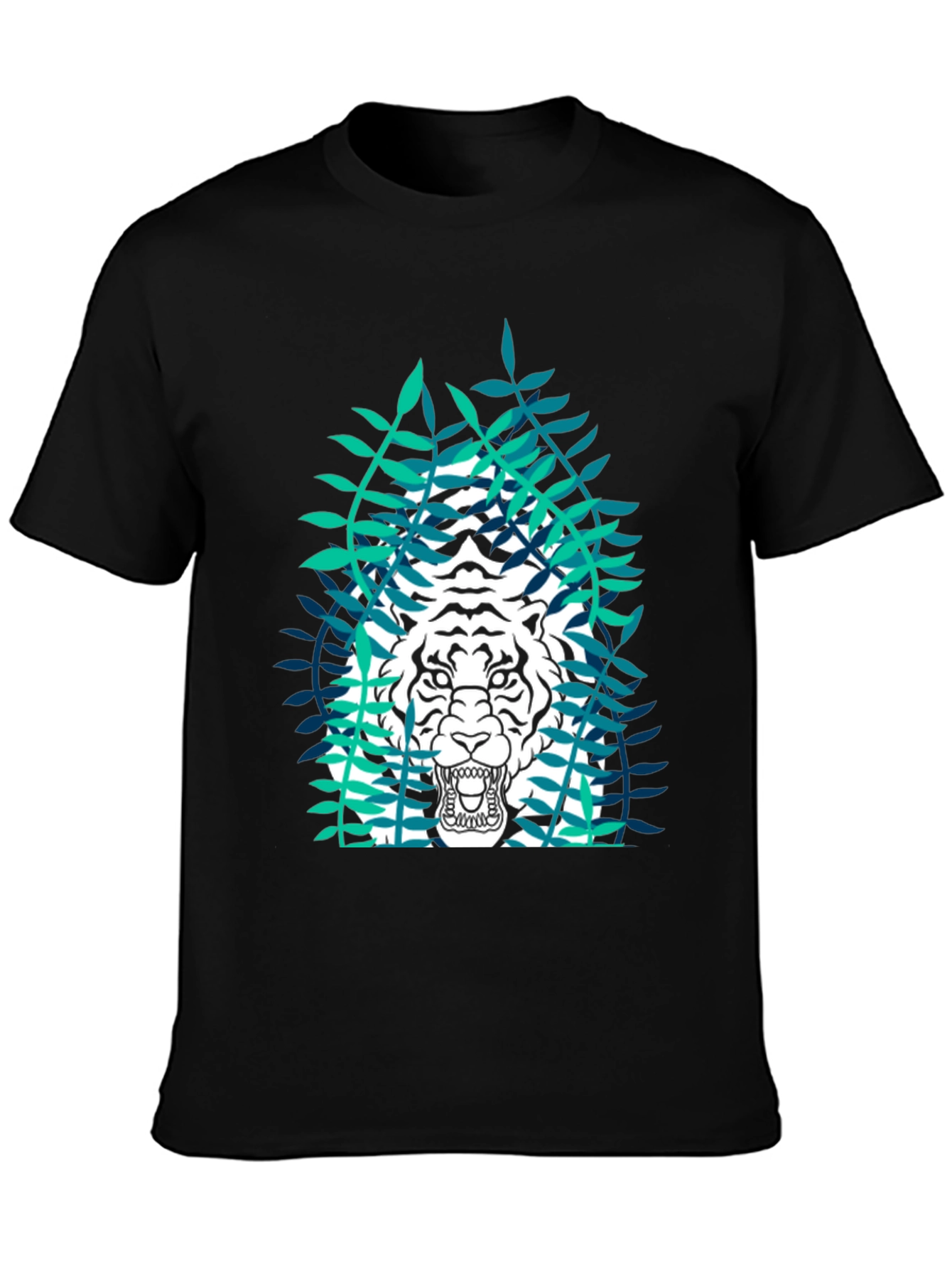 Tiger Graphic Black T-Shirt