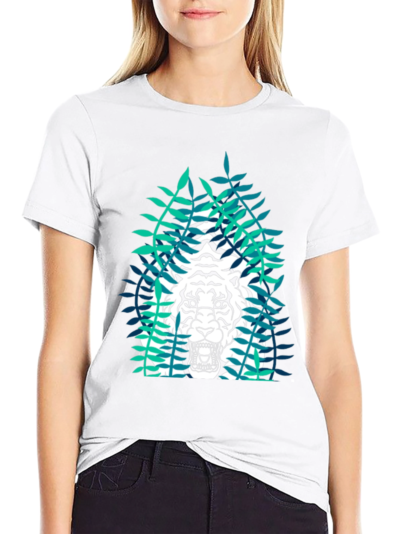 Tiger Graphic Black T-Shirt