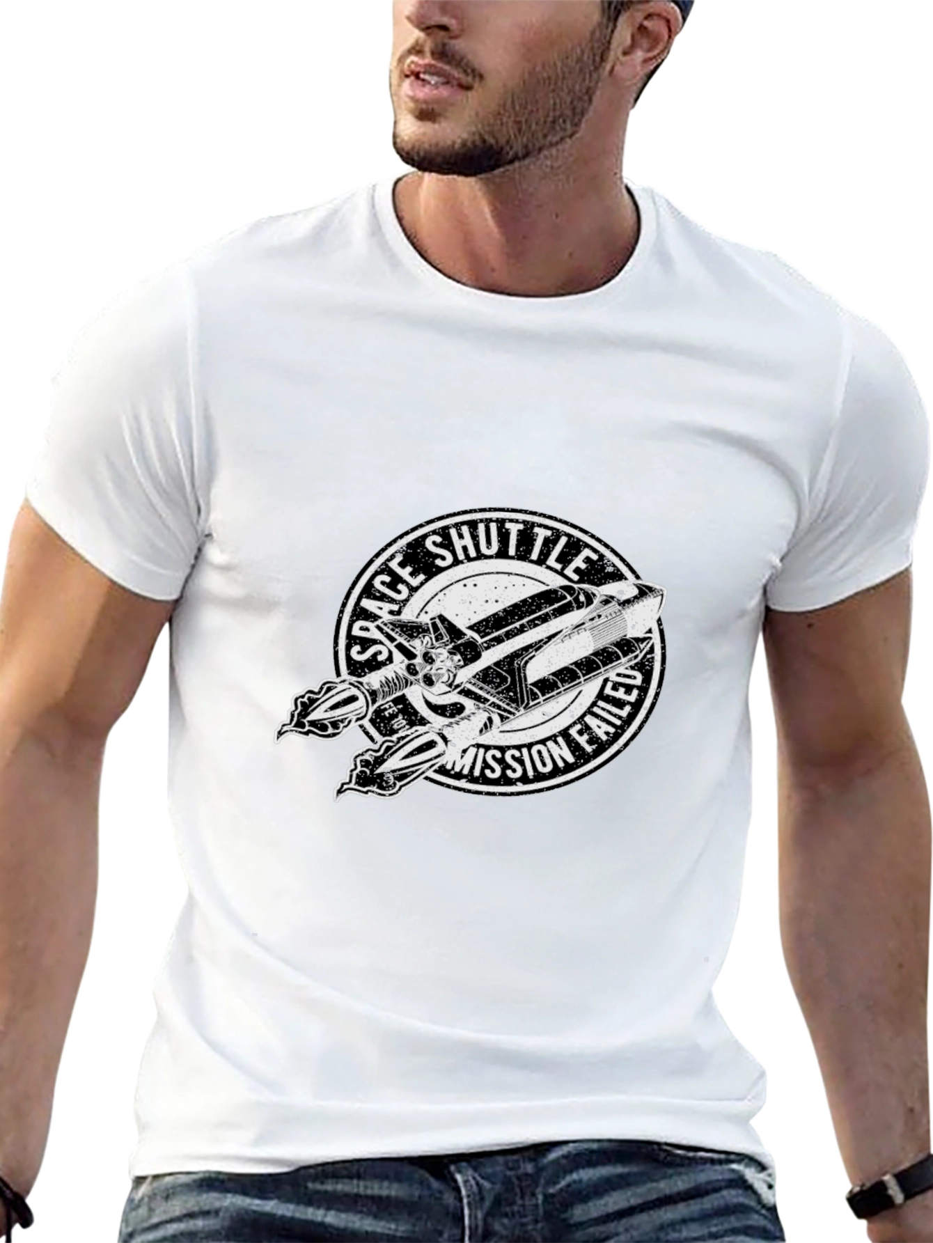 Space Shuttle Mission Failed Graphic T-Shirt