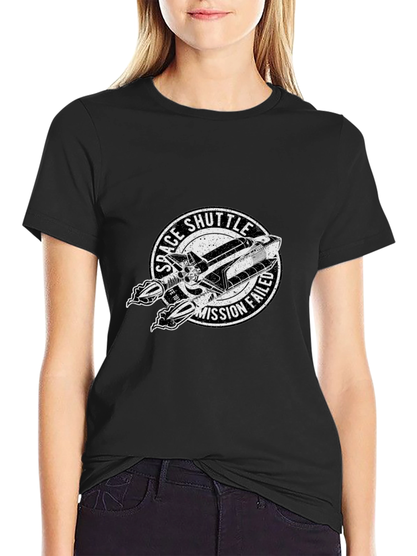 Space Shuttle Mission Failed Graphic T-Shirt