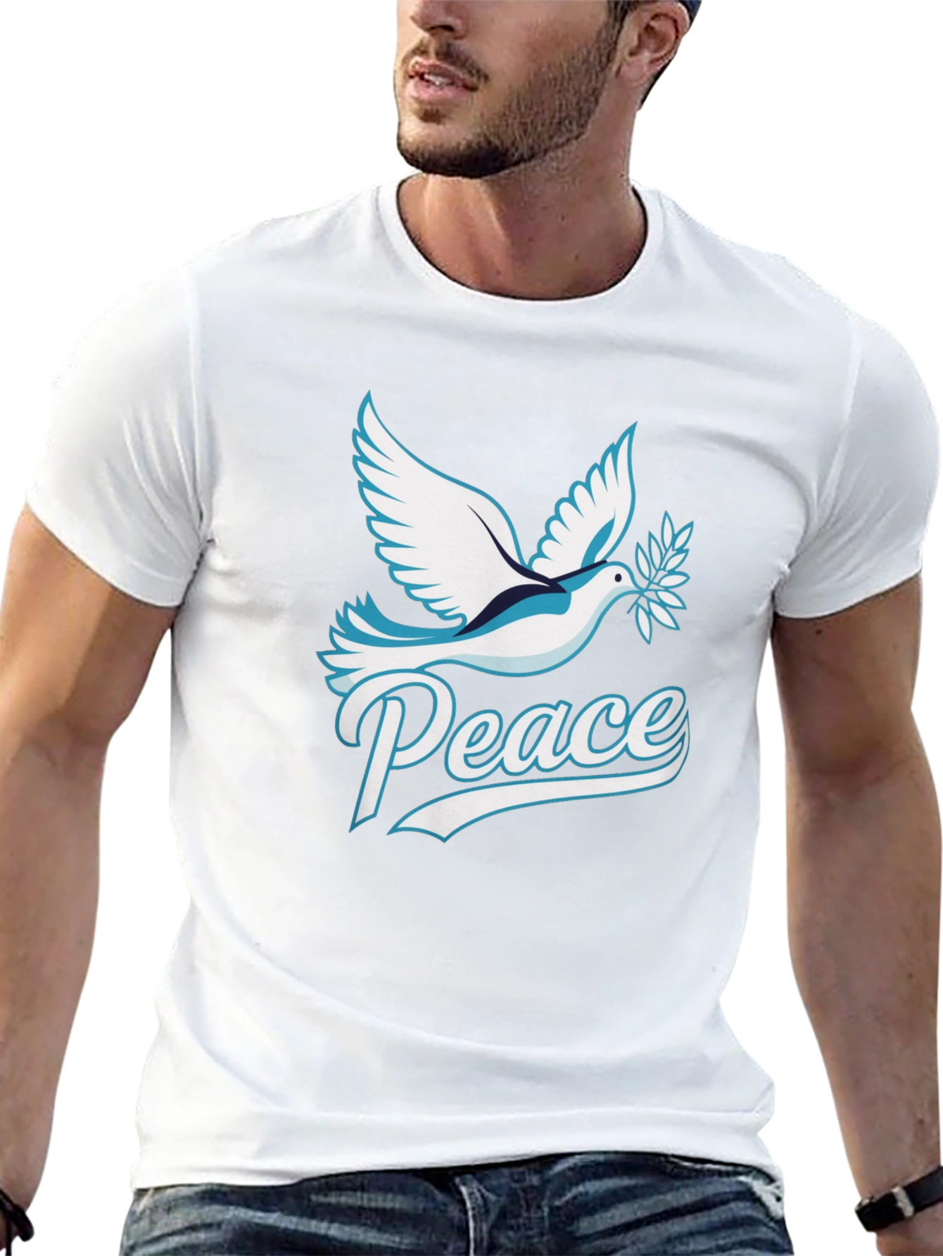 Peace Dove Graphic Tee - Soft Cotton Blend