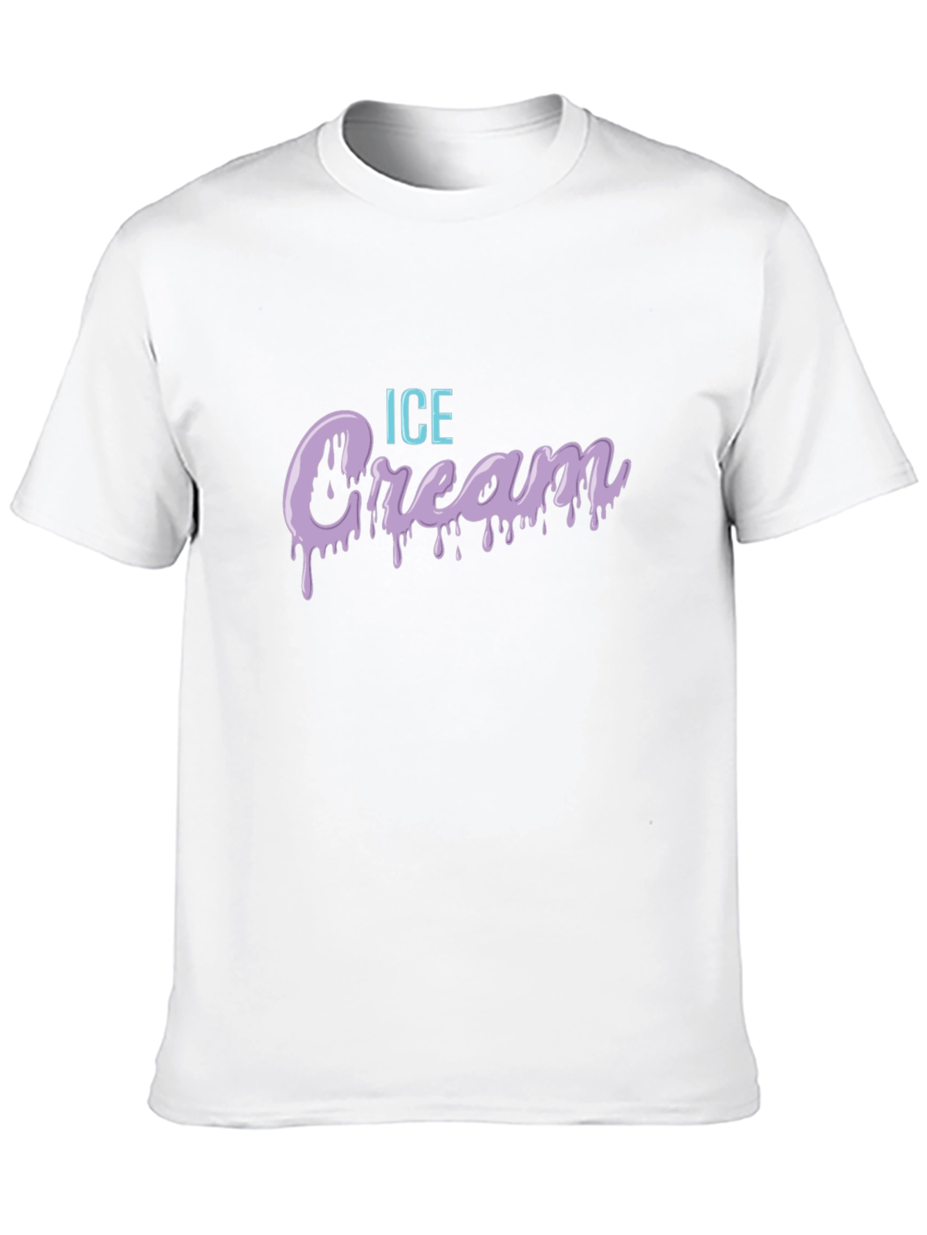 Ice Cream Drip Graphic Tee - Cool Casual Style