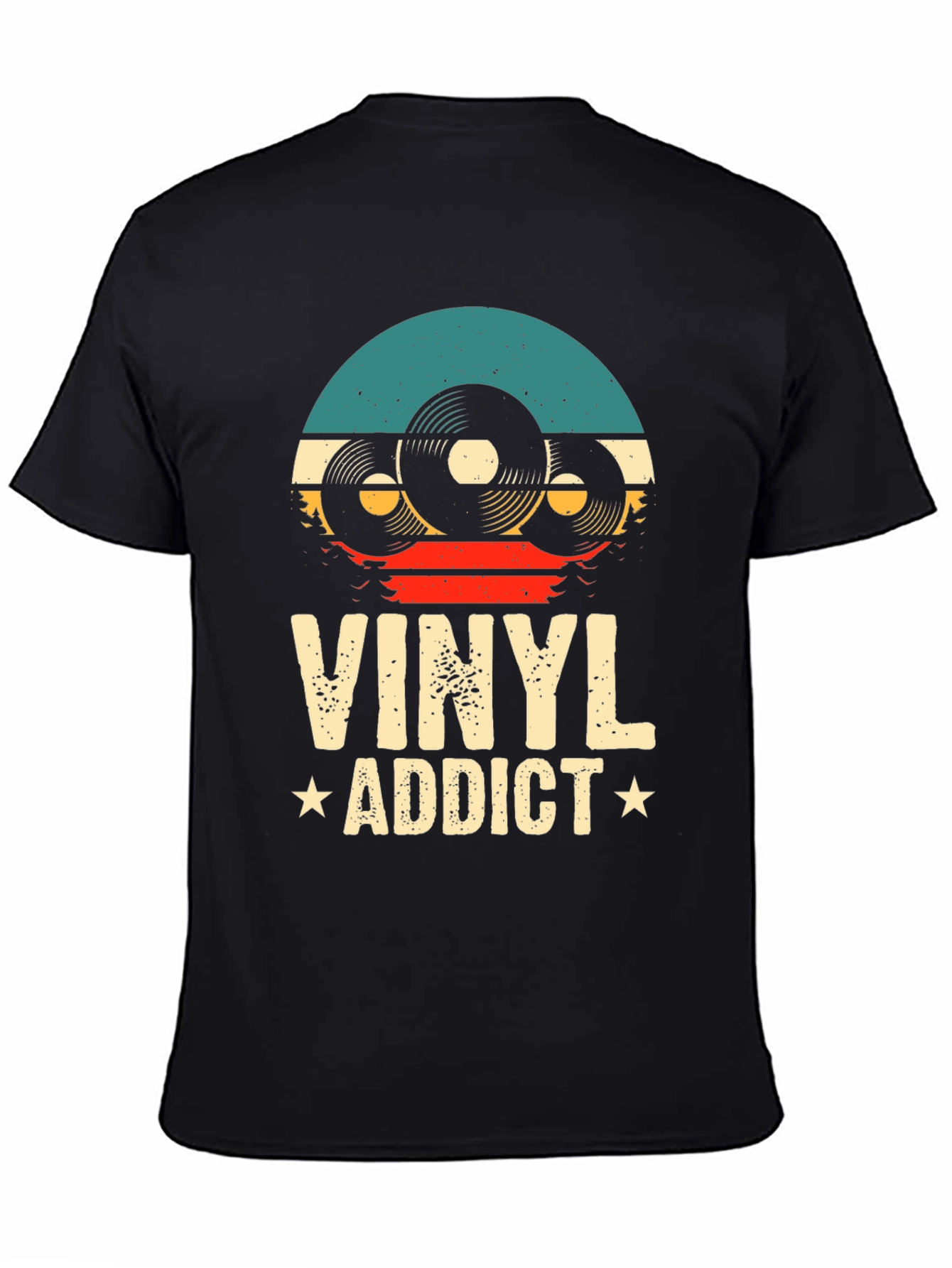 Vinyl Addict T-Shirt: Retro Music Lover Tee