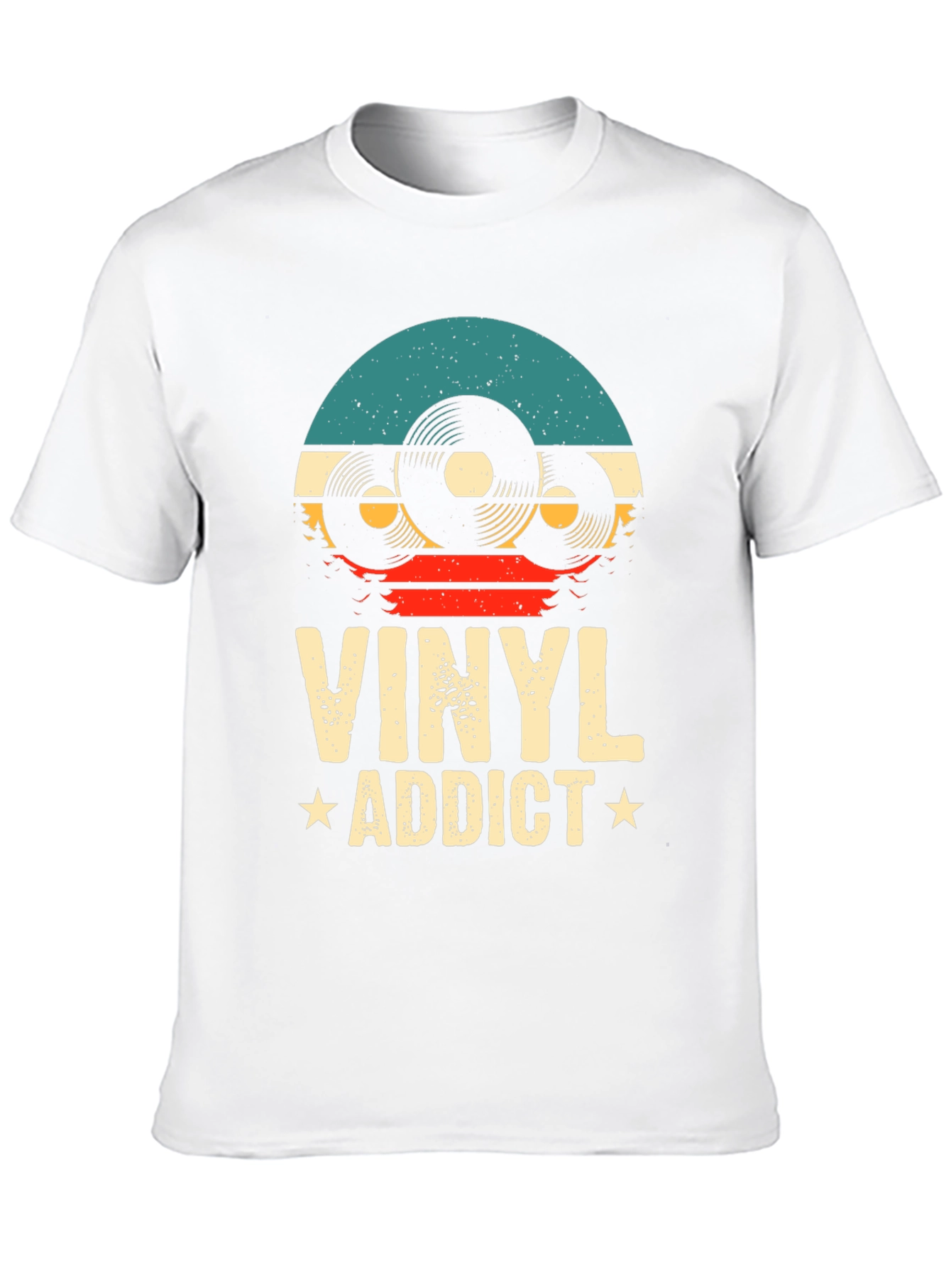 Vinyl Addict T-Shirt: Retro Music Lover Tee