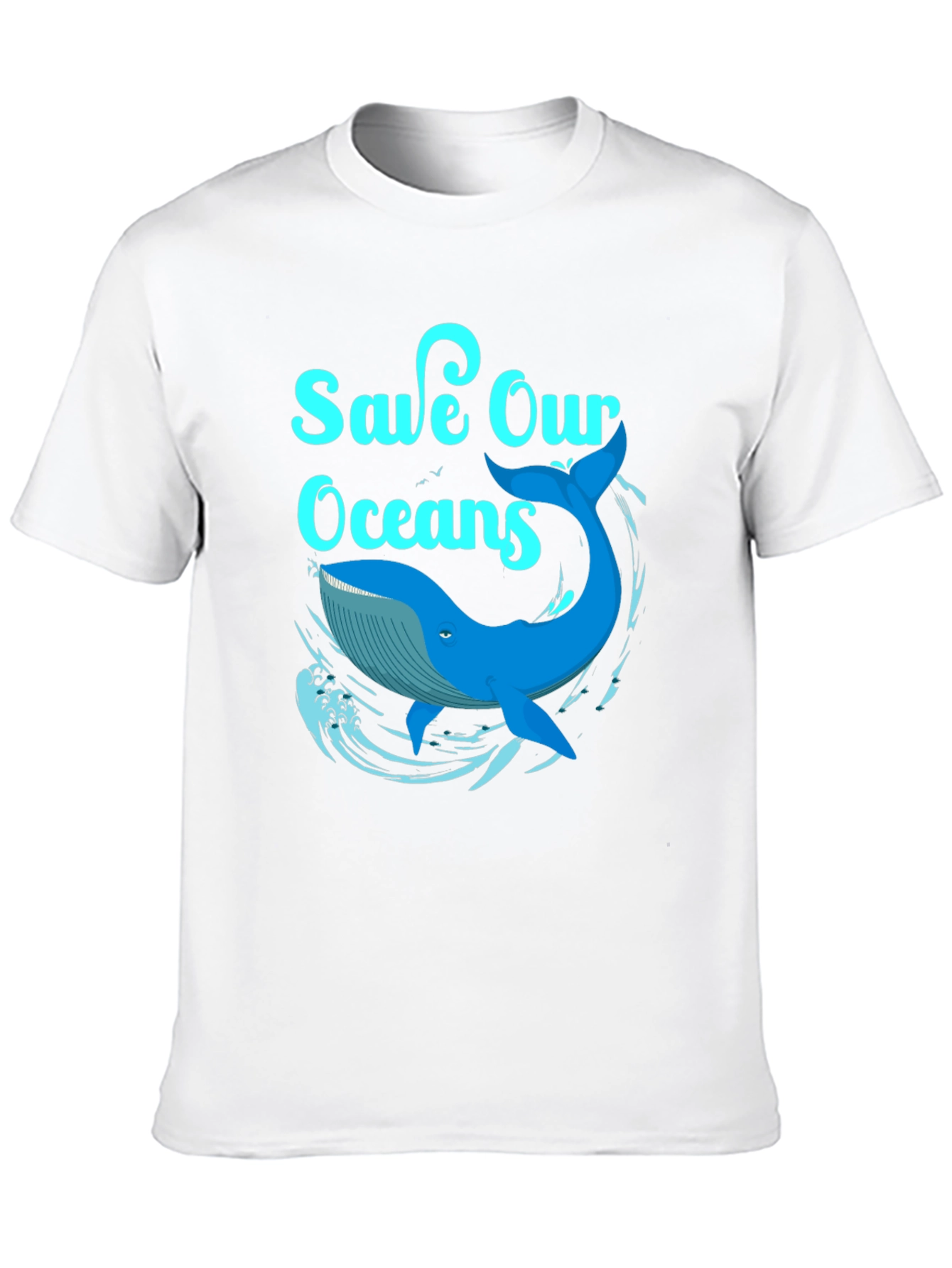 Save Our Oceans Whale Graphic T-Shirt
