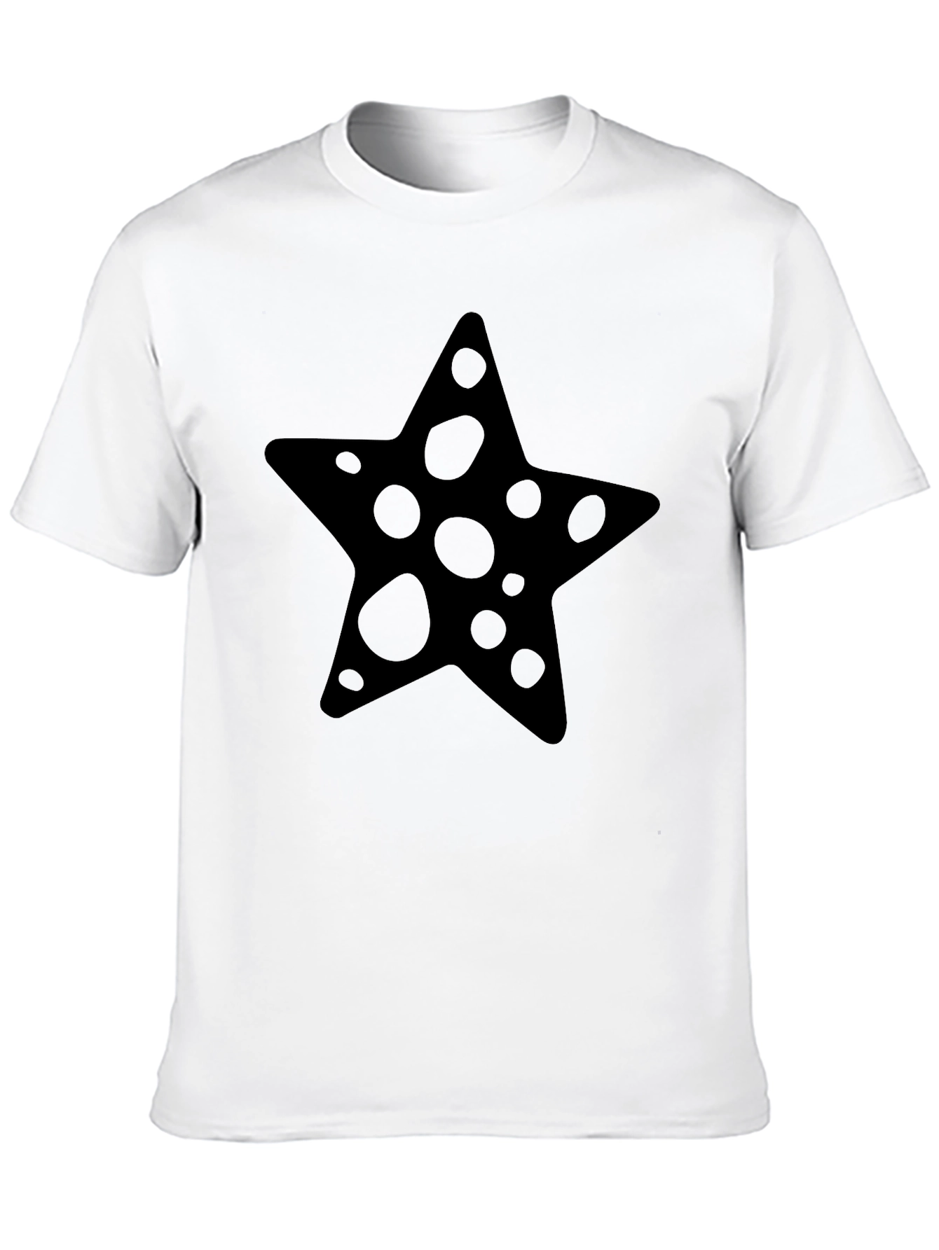 Starfish Graphic Black T-Shirt