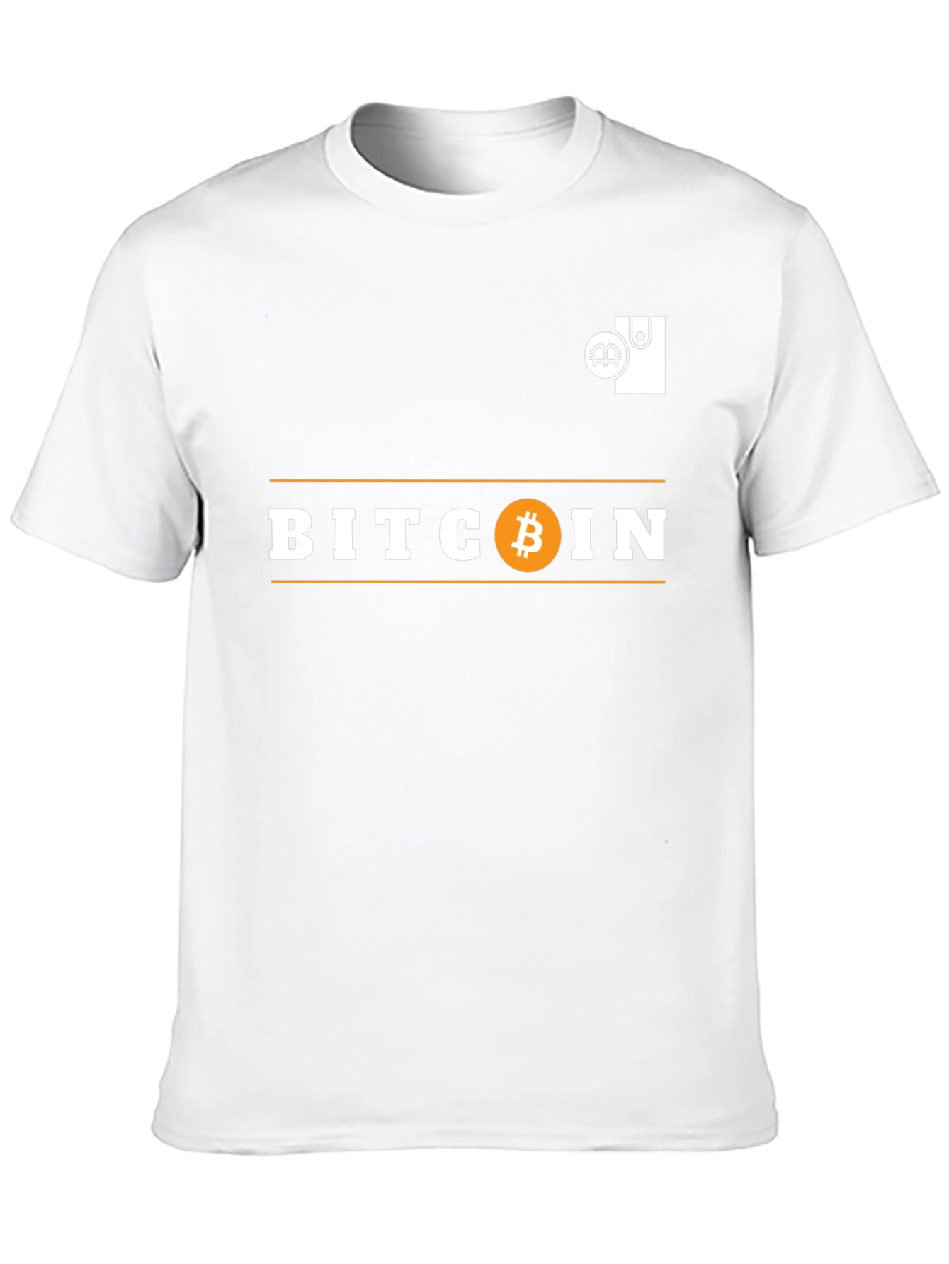 Bitcoin Graphic Tee - Crypto Wallet Design