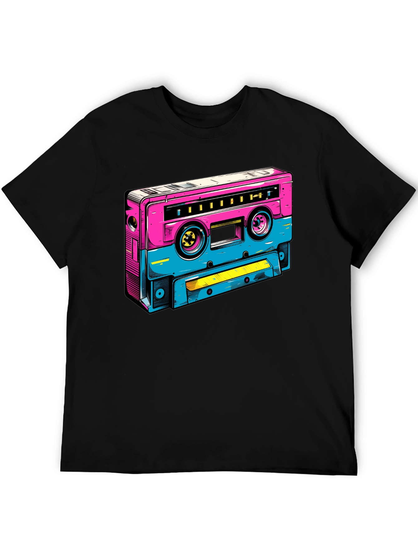 Retro Cassette Tape Graphic T-Shirt