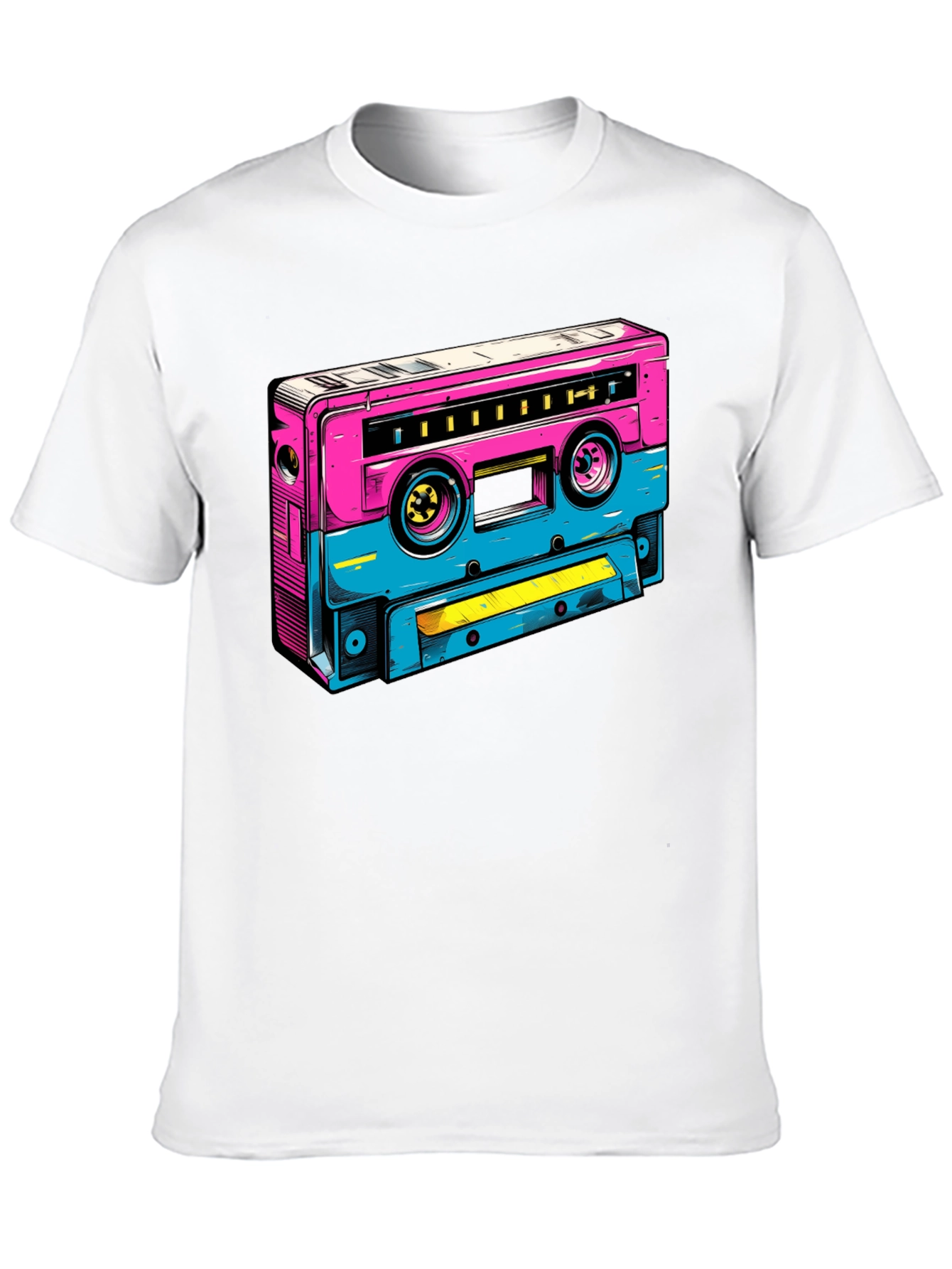 Retro Cassette Tape Graphic T-Shirt