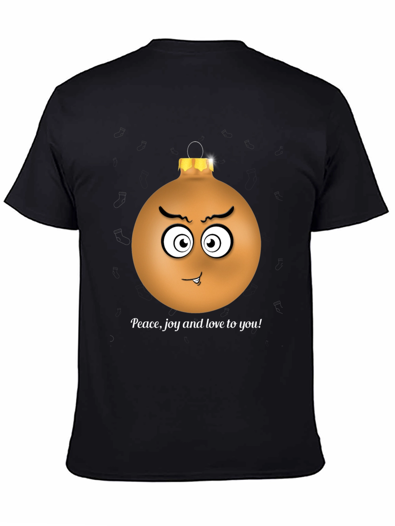 Festive Grumpy Ornament Graphic Tee
