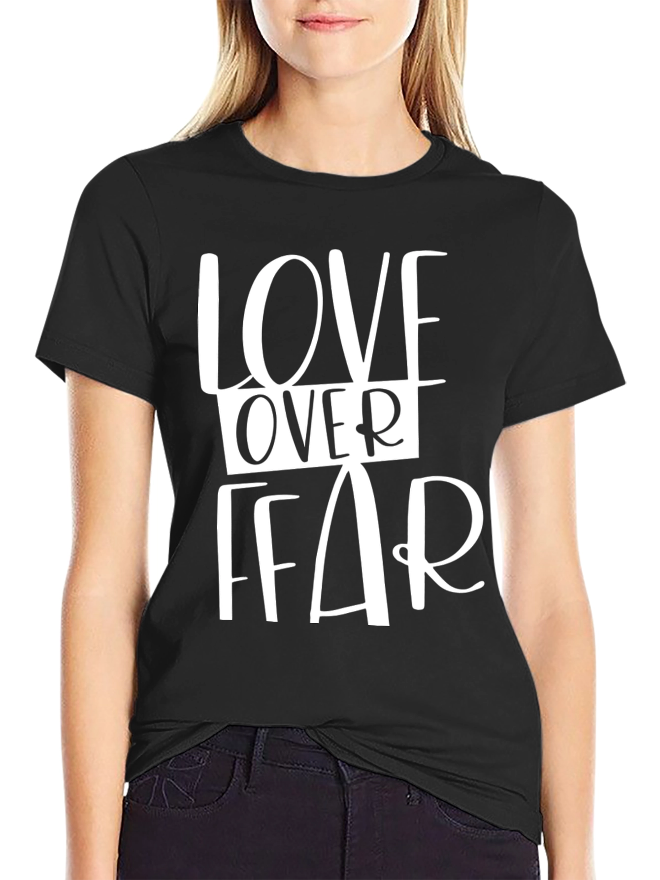 Love Over Fear Graphic T-Shirt