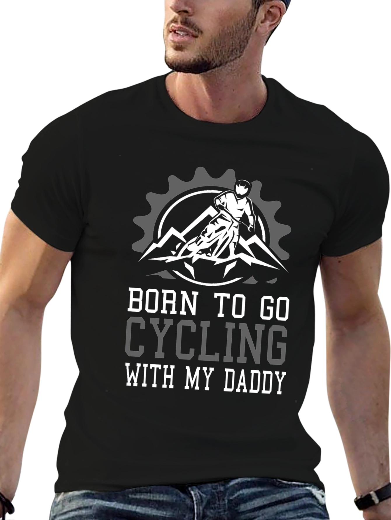 Born to Cycle with My Daddy T-Shirt