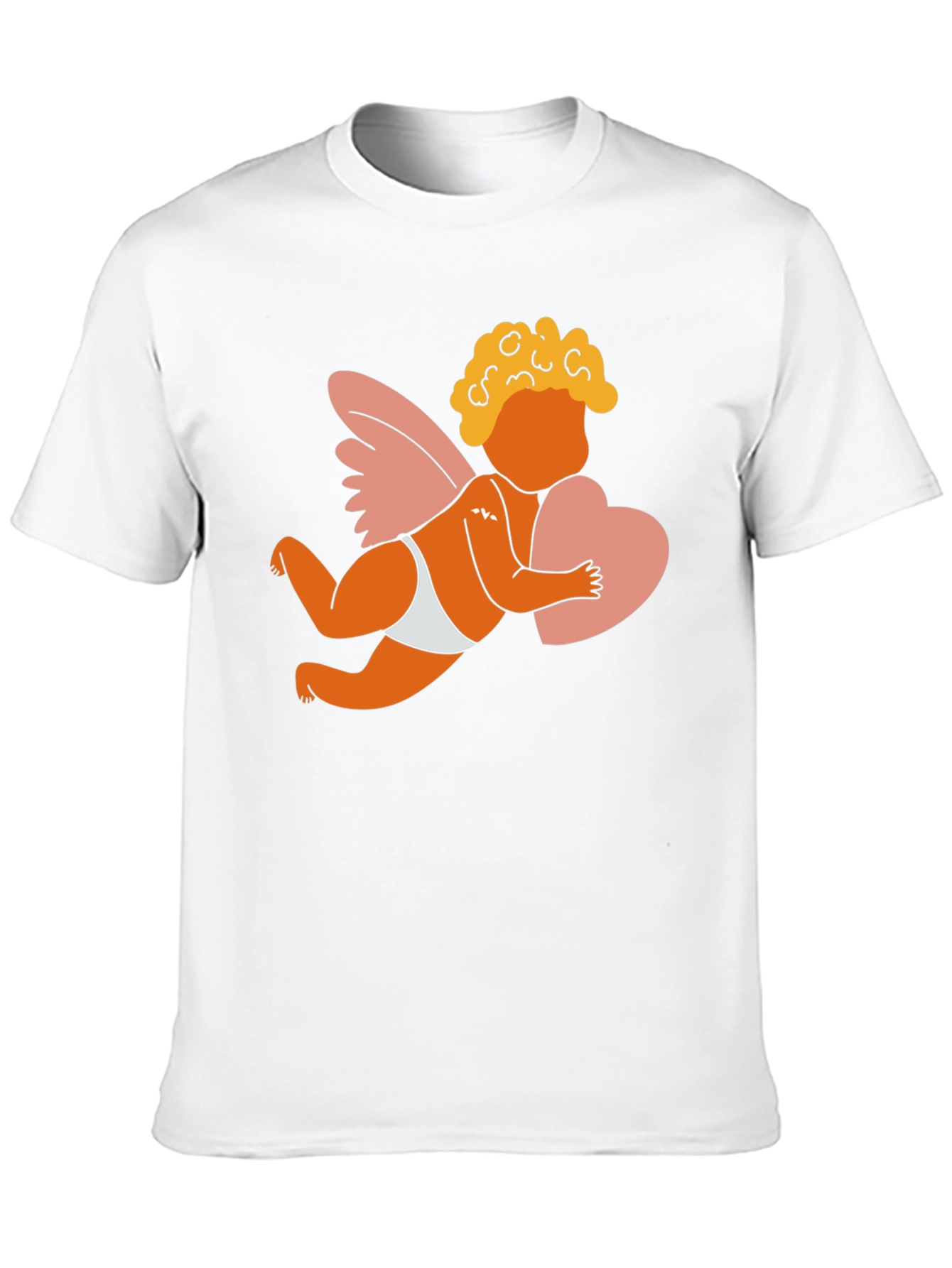 Cupid Graphic T-Shirt - Love and Hearts