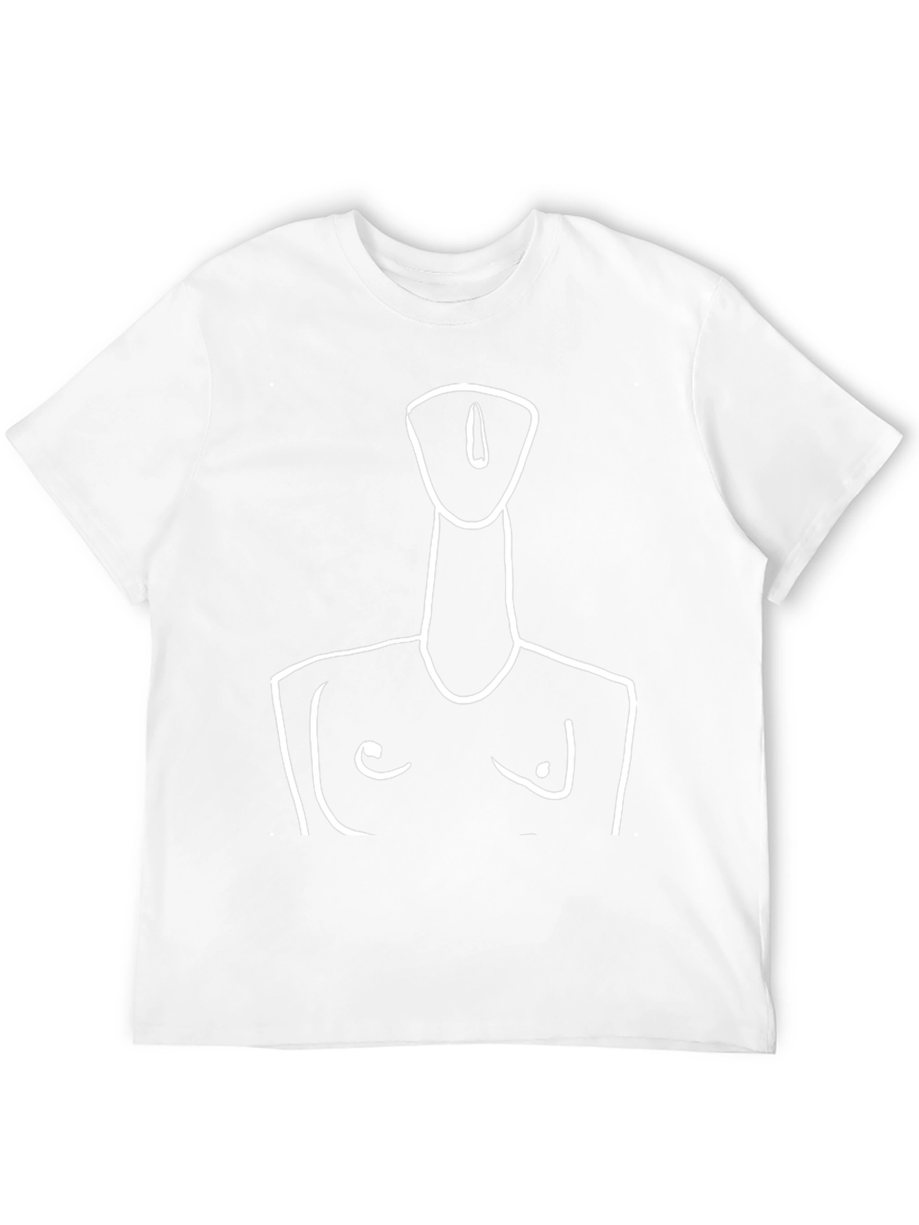 Abstract Woman Art Print Black T-Shirt