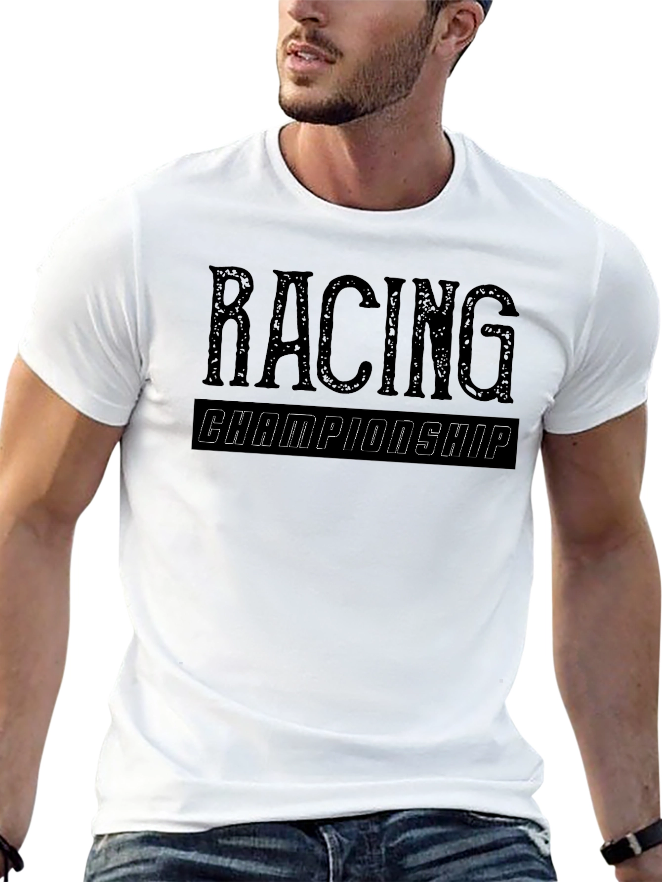 Racing Championship Graphic T-Shirt - Classic Design