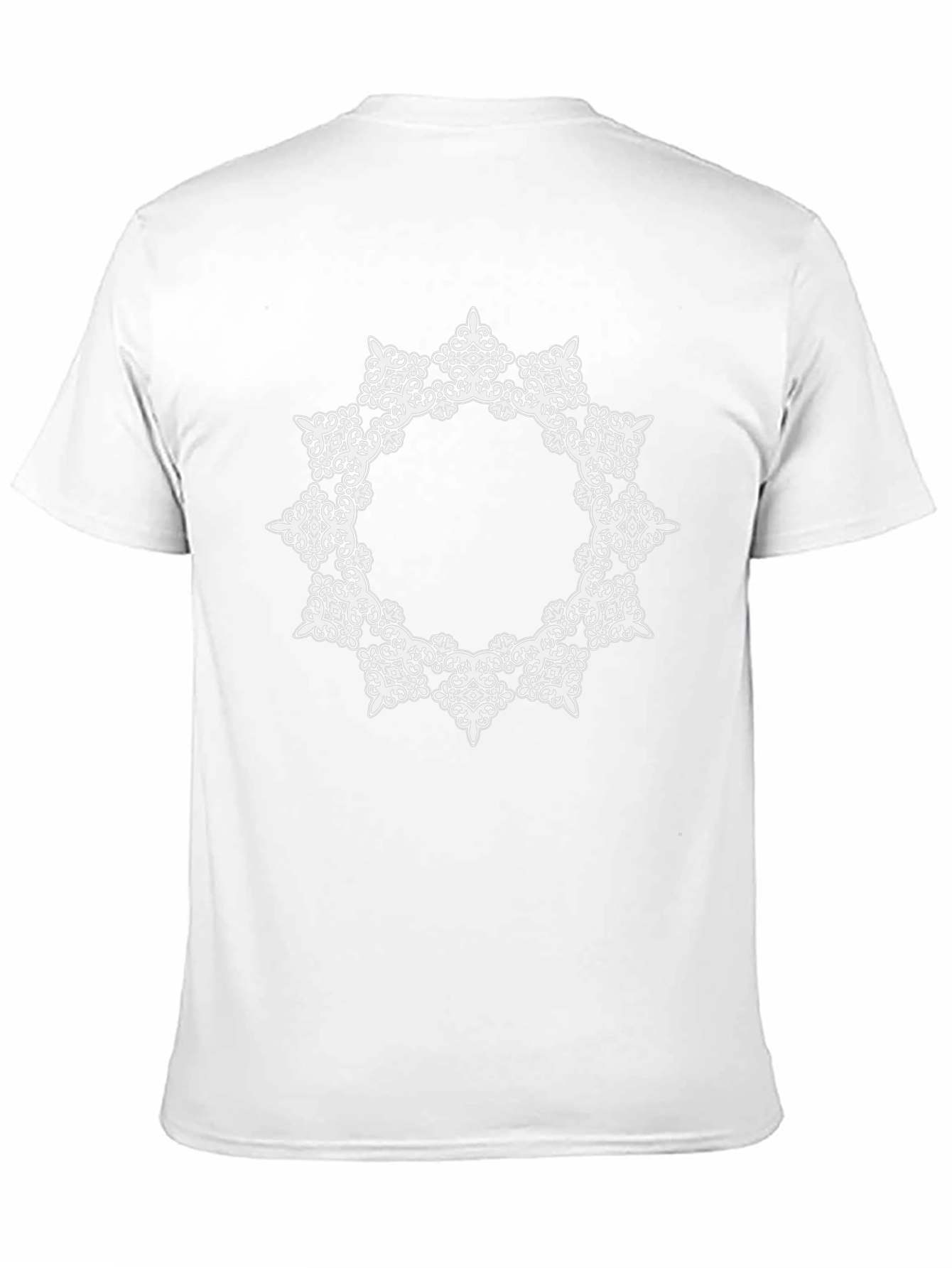 Modern Mandala Graphic Black Tee