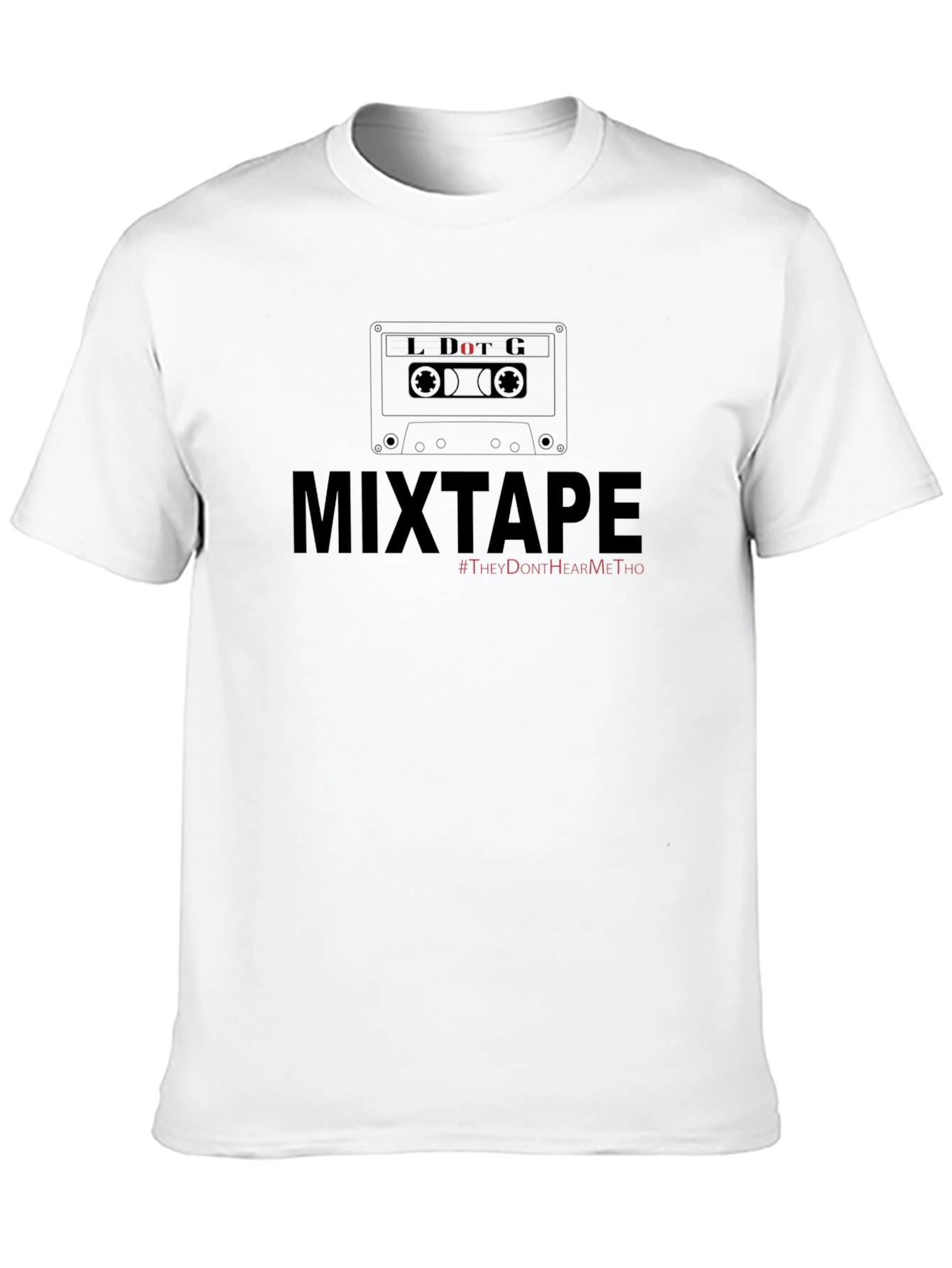 Mixtape Graphic T-Shirt - Trendy Cassette Tape Design