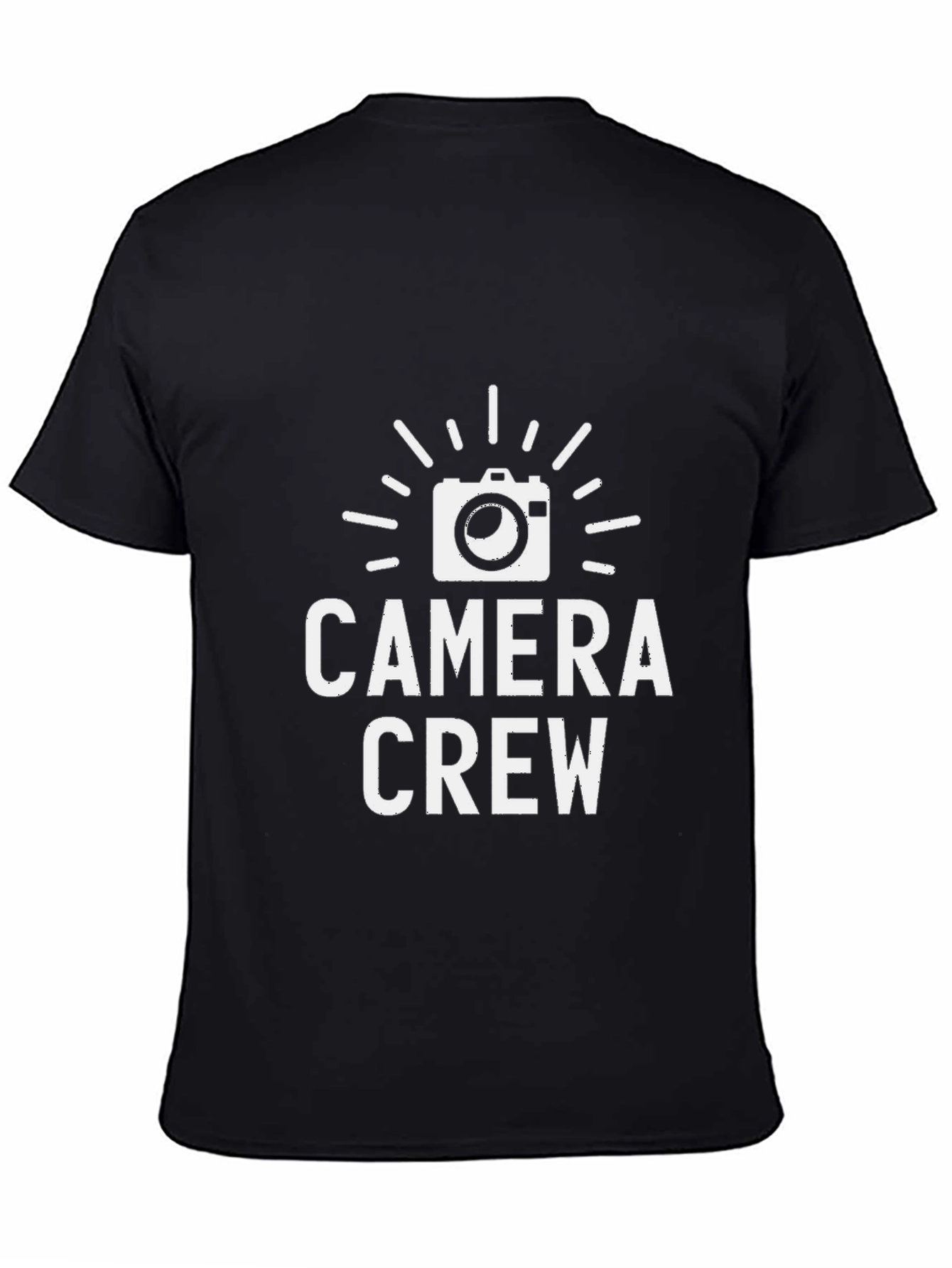 Camera Crew T-Shirt - Black Graphic Tee