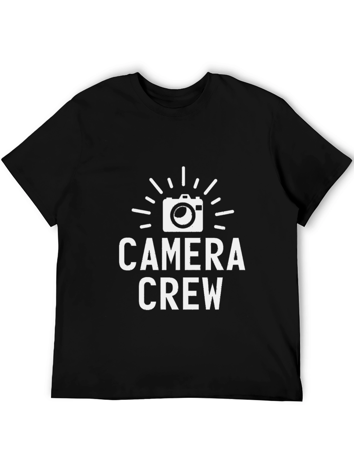 Camera Crew T-Shirt - Black Graphic Tee