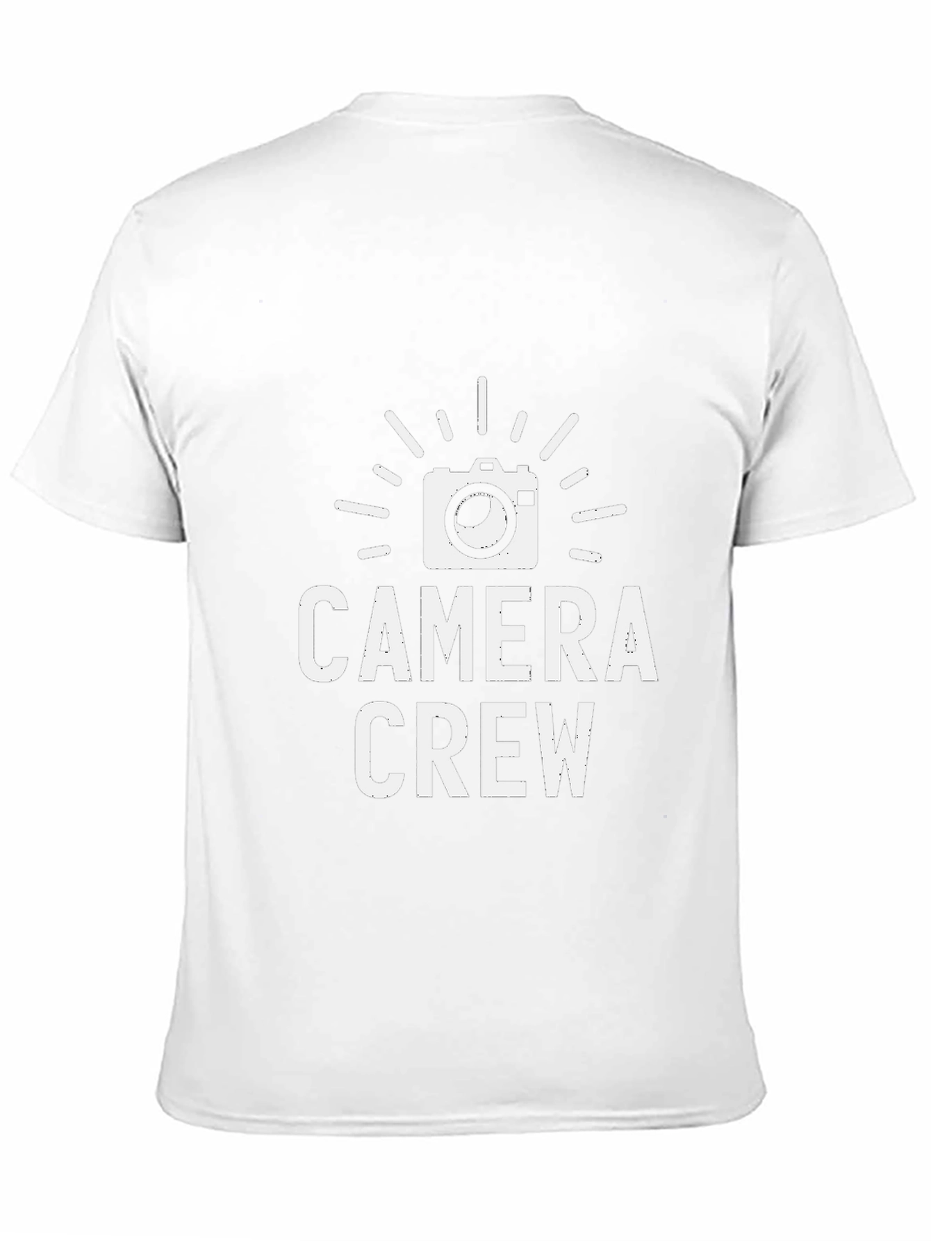Camera Crew T-Shirt - Black Graphic Tee