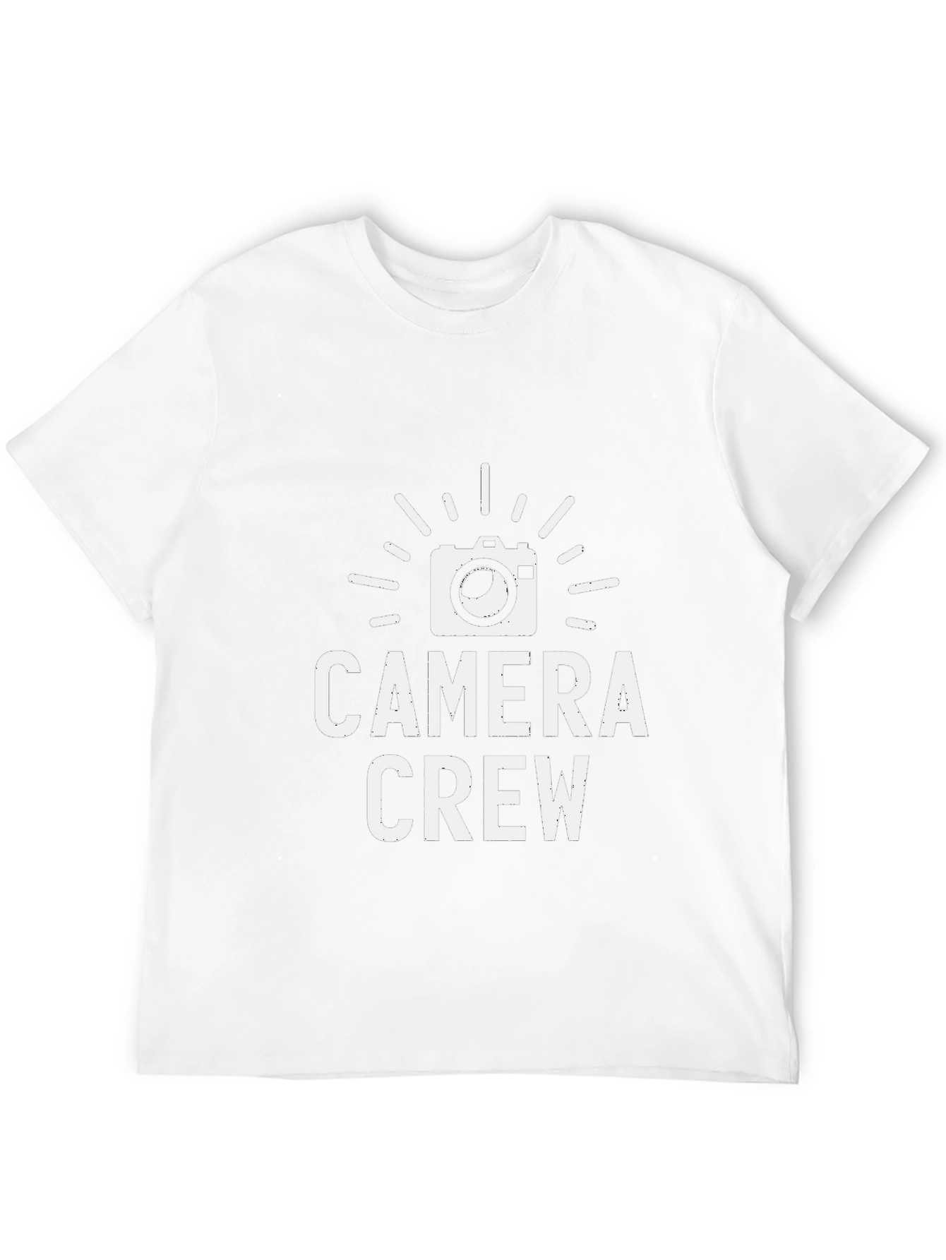 Camera Crew T-Shirt - Black Graphic Tee