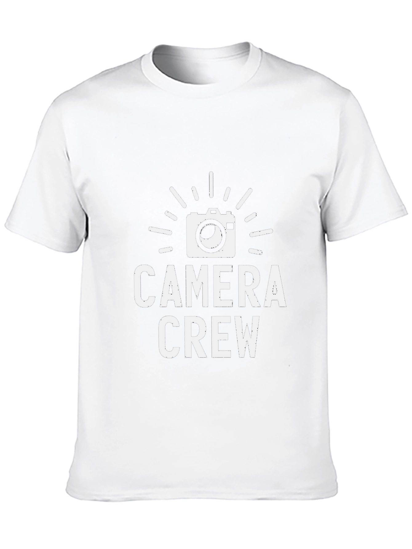 Camera Crew T-Shirt - Black Graphic Tee