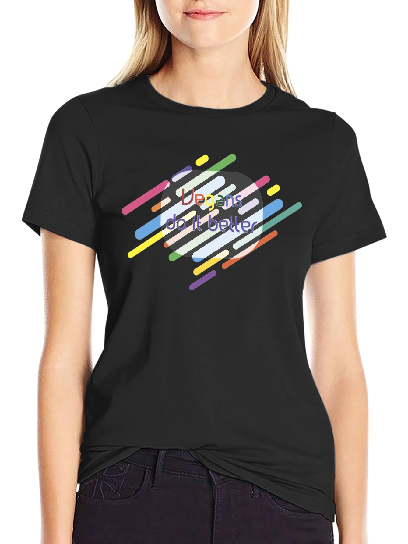 Vegans Do It Better Black Graphic Tee