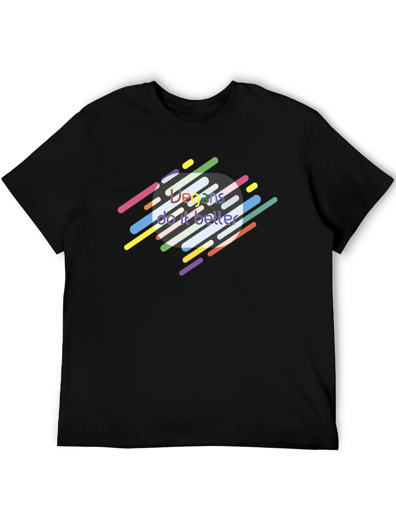 Vegans Do It Better Black Graphic Tee