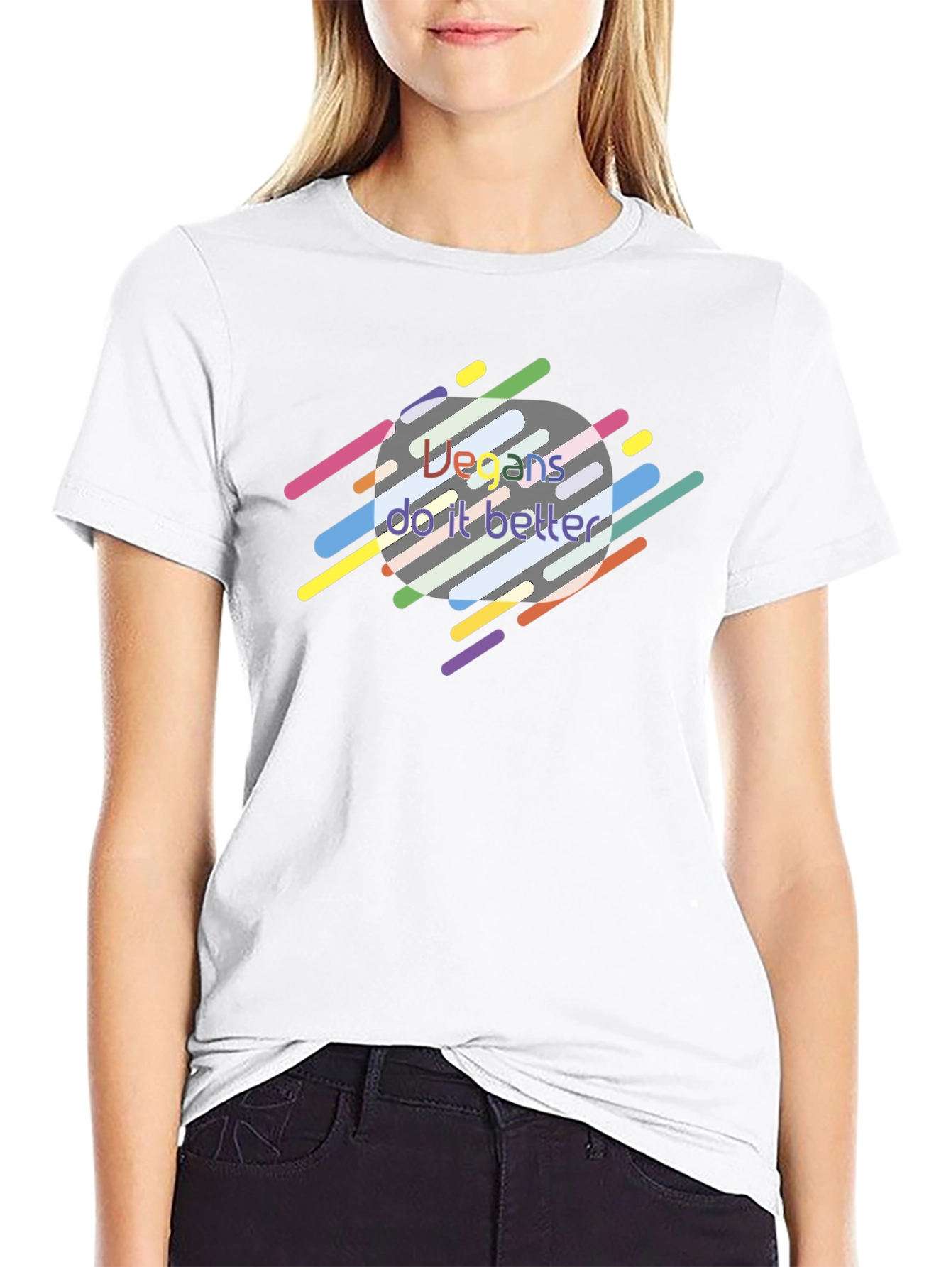 Vegans Do It Better Black Graphic Tee