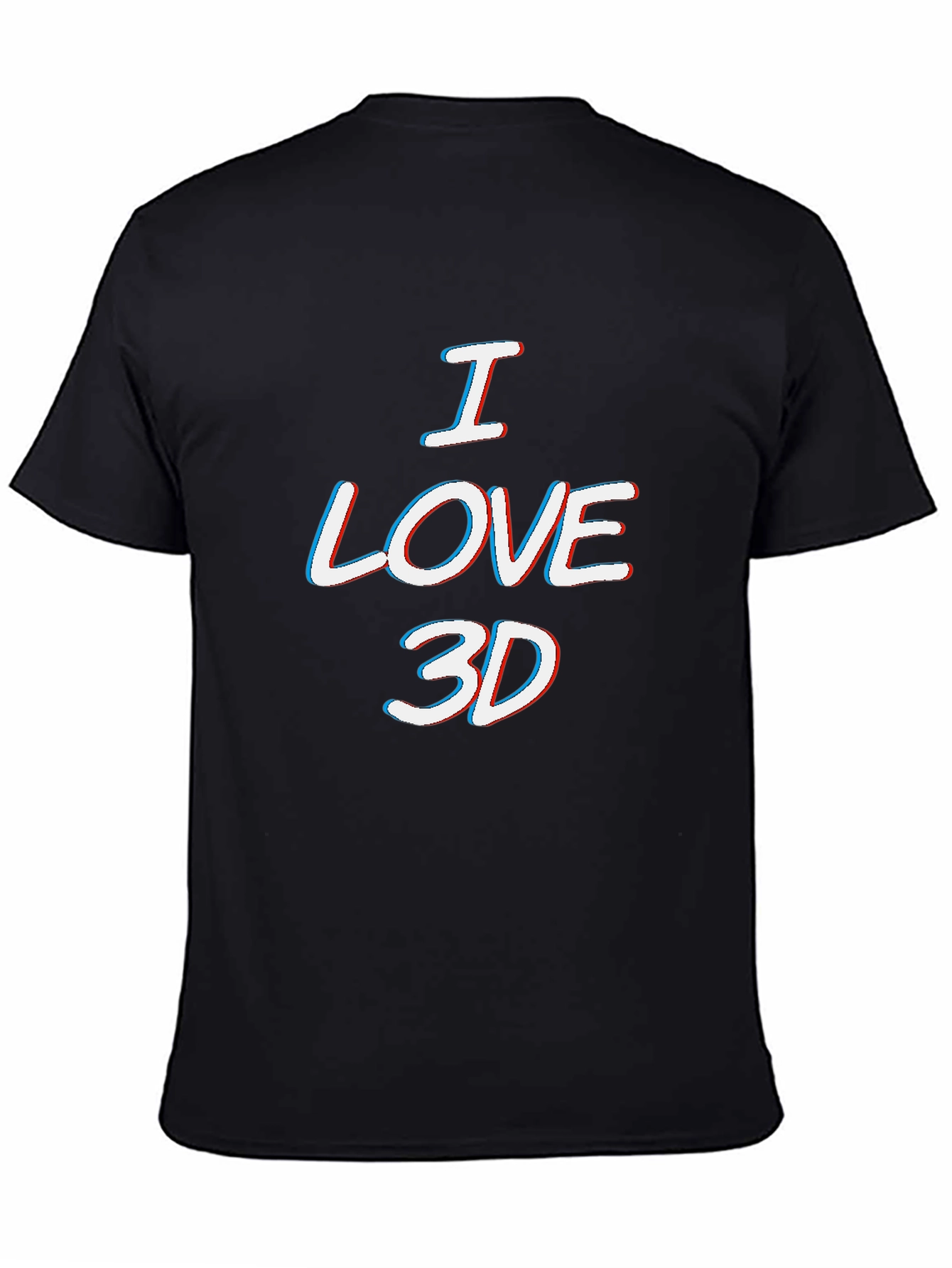 I Love 3D T-Shirt - Anaglyph Style