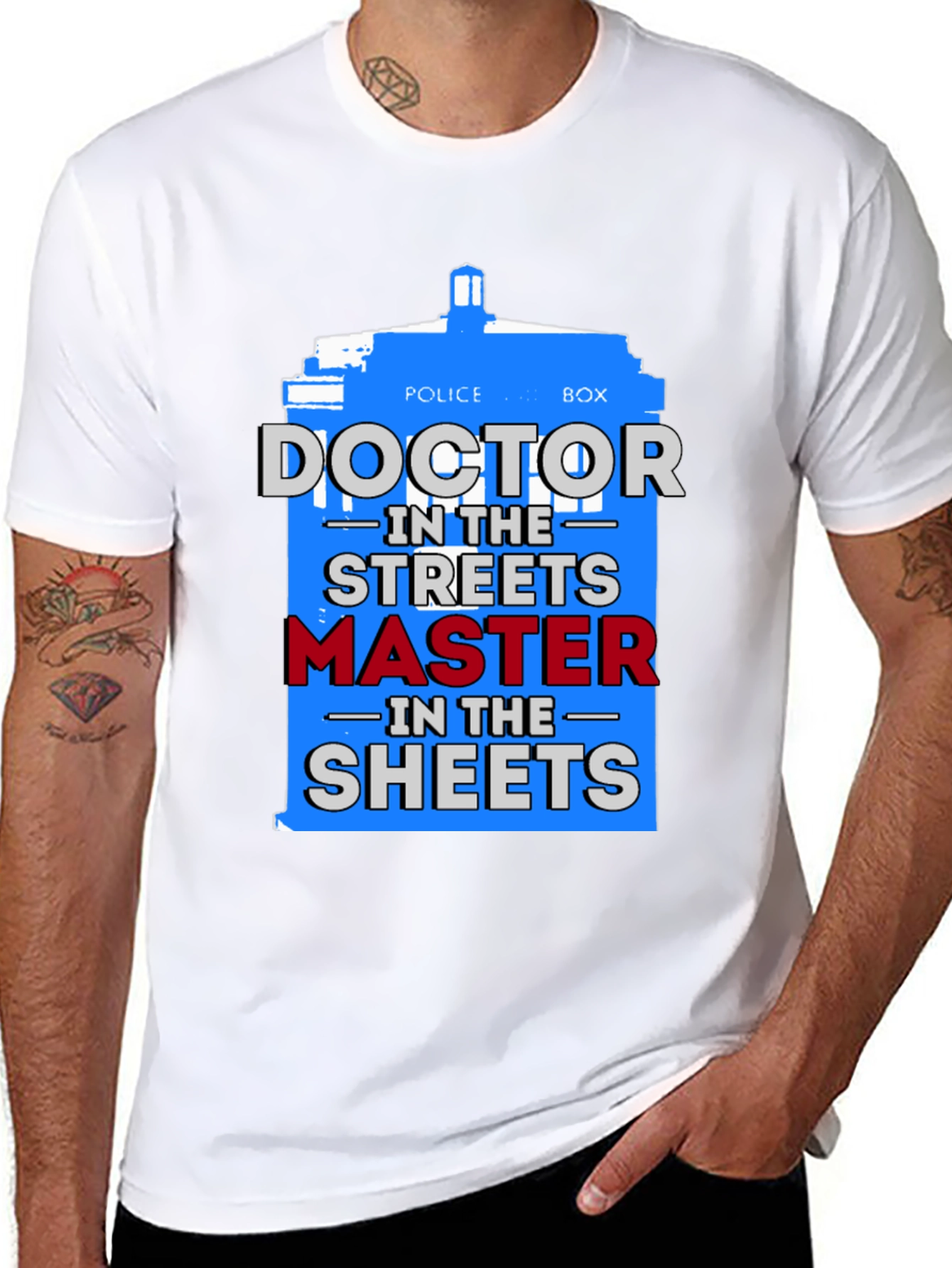 Doctor Who T-Shirt: Streets vs. Sheets