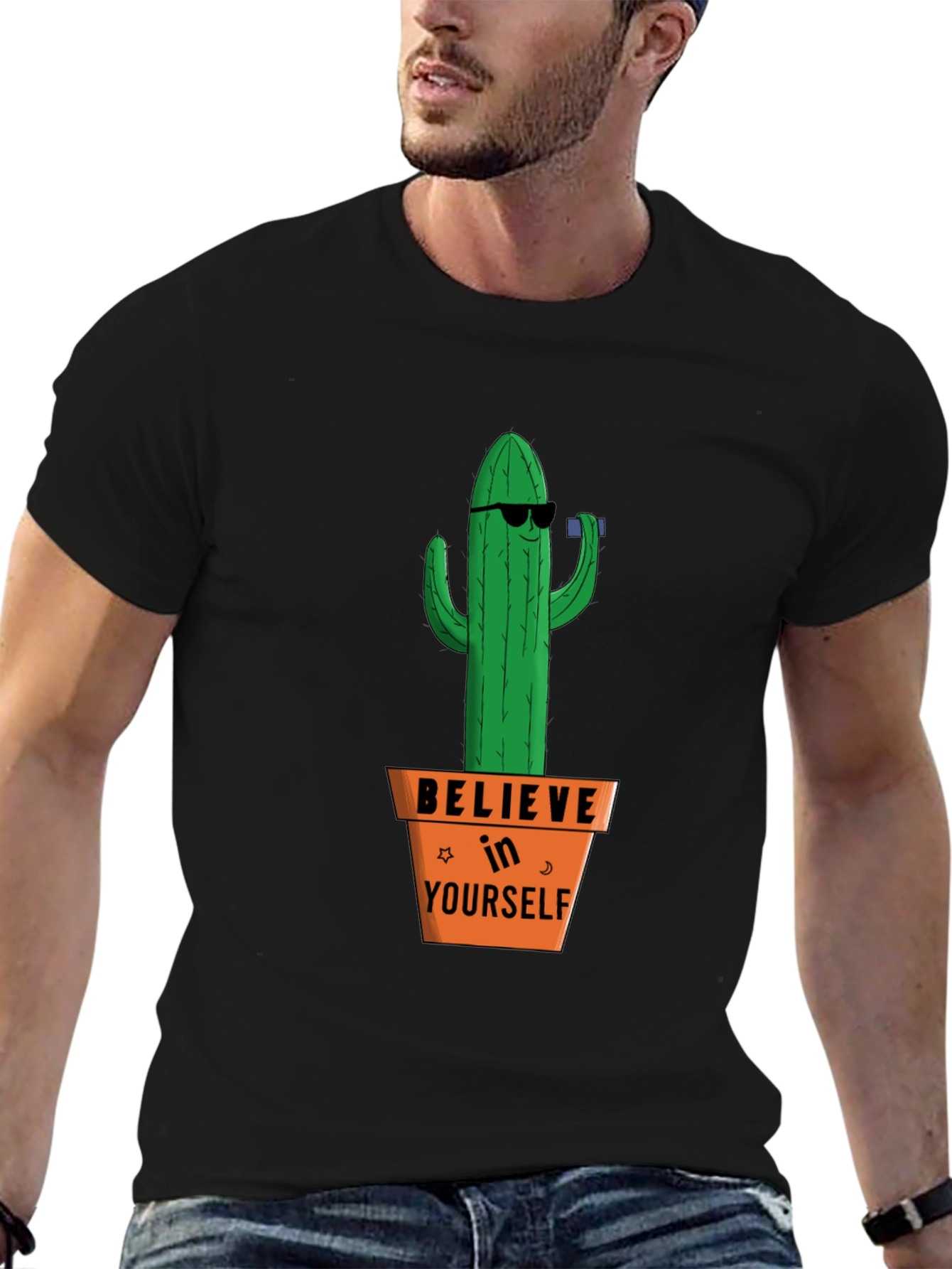 Believe in Yourself Cactus T-Shirt