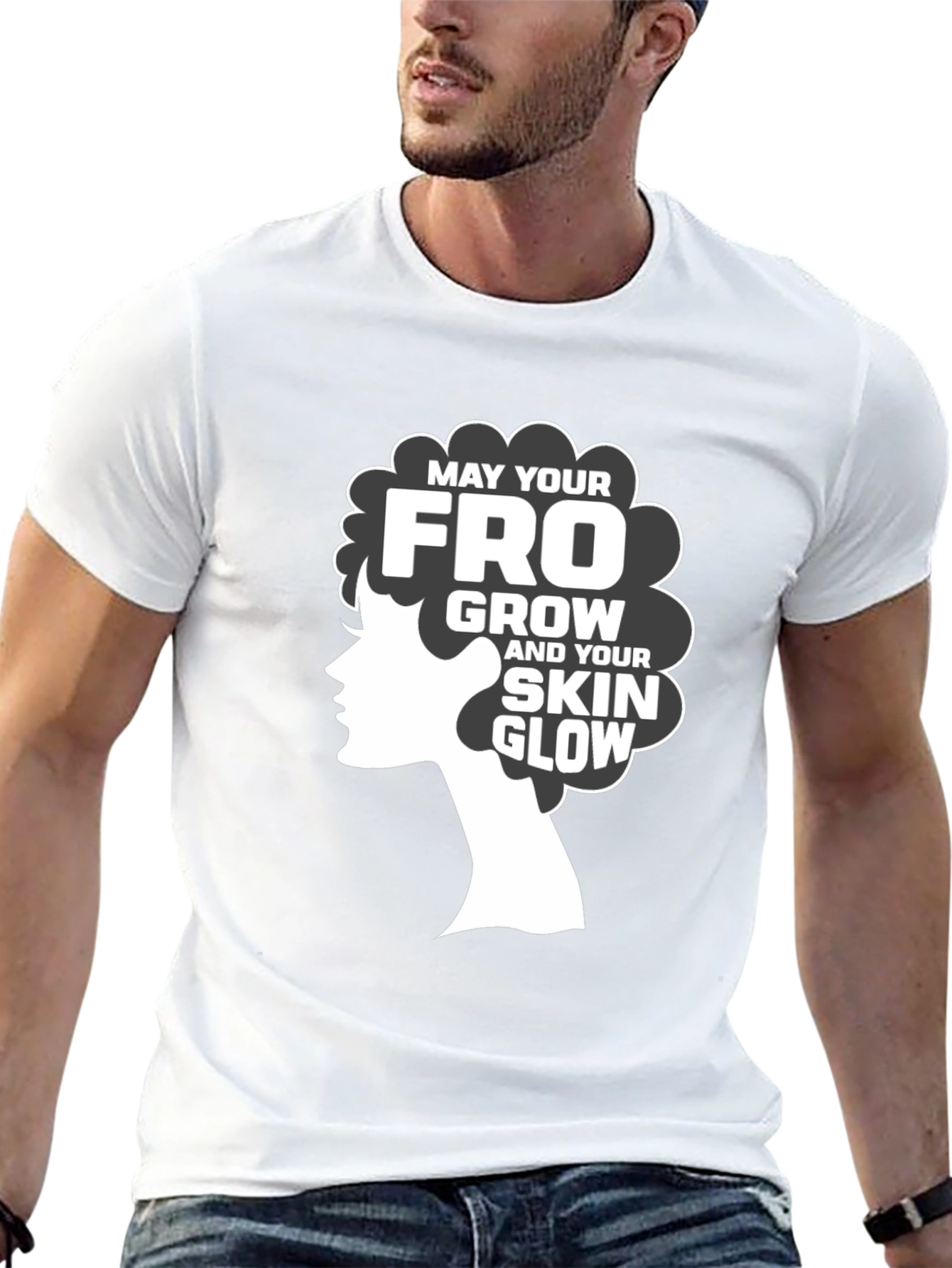 Fro Grow Skin Glow Graphic Tee