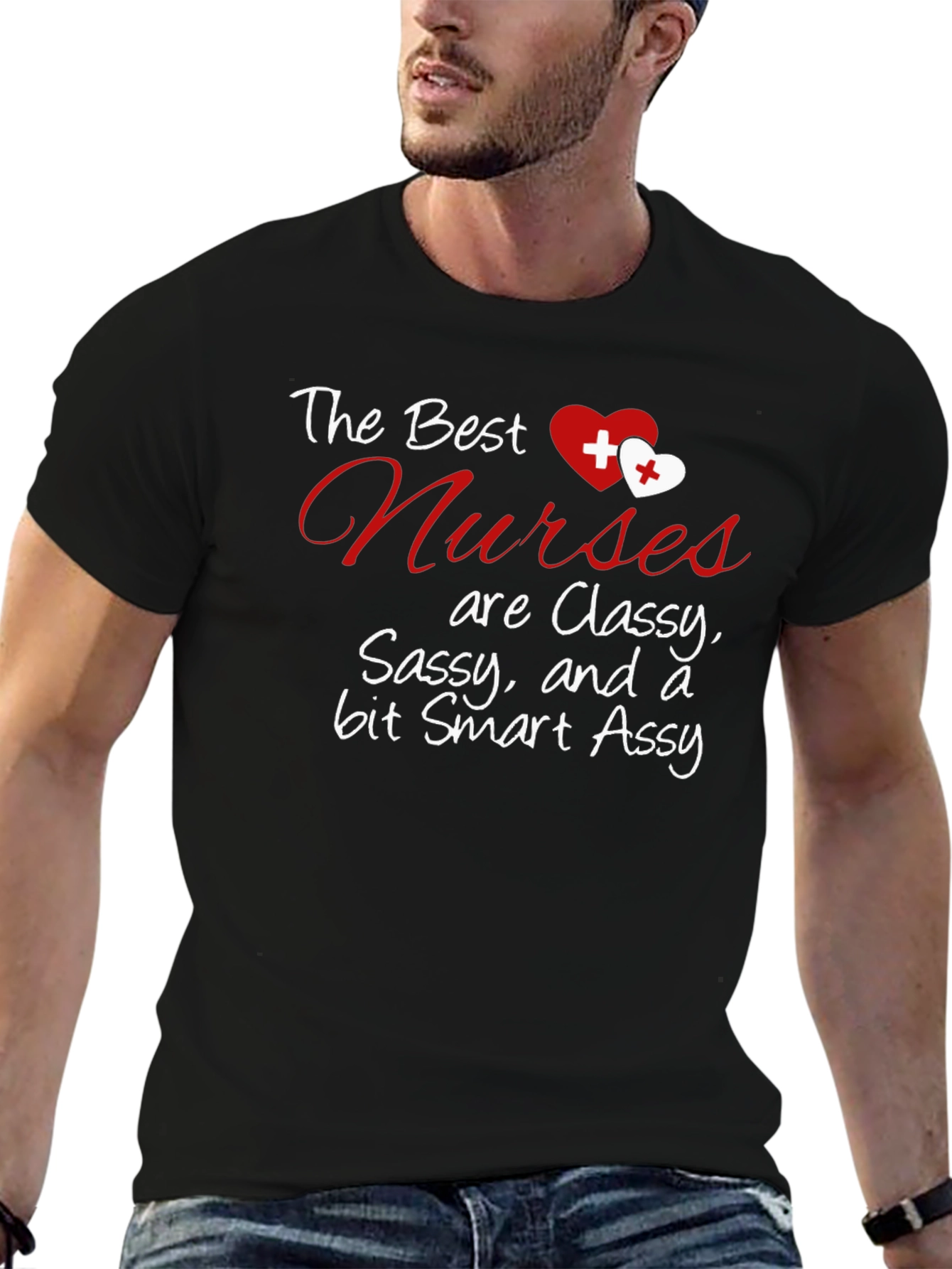 Classy Nurse Graphic Tee - Sassy Smart & Funny!