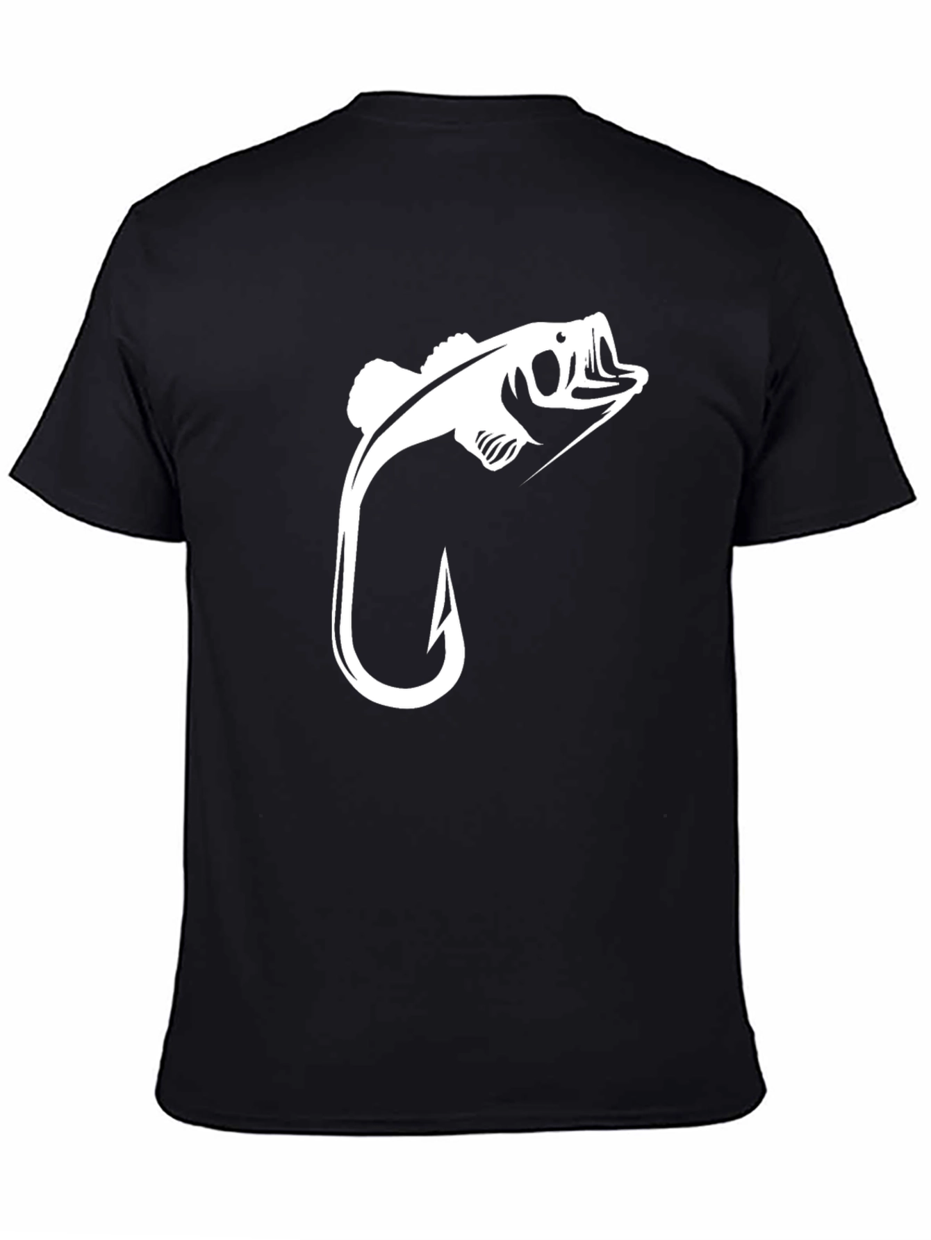 Fishing Hook Bass Graphic Tee