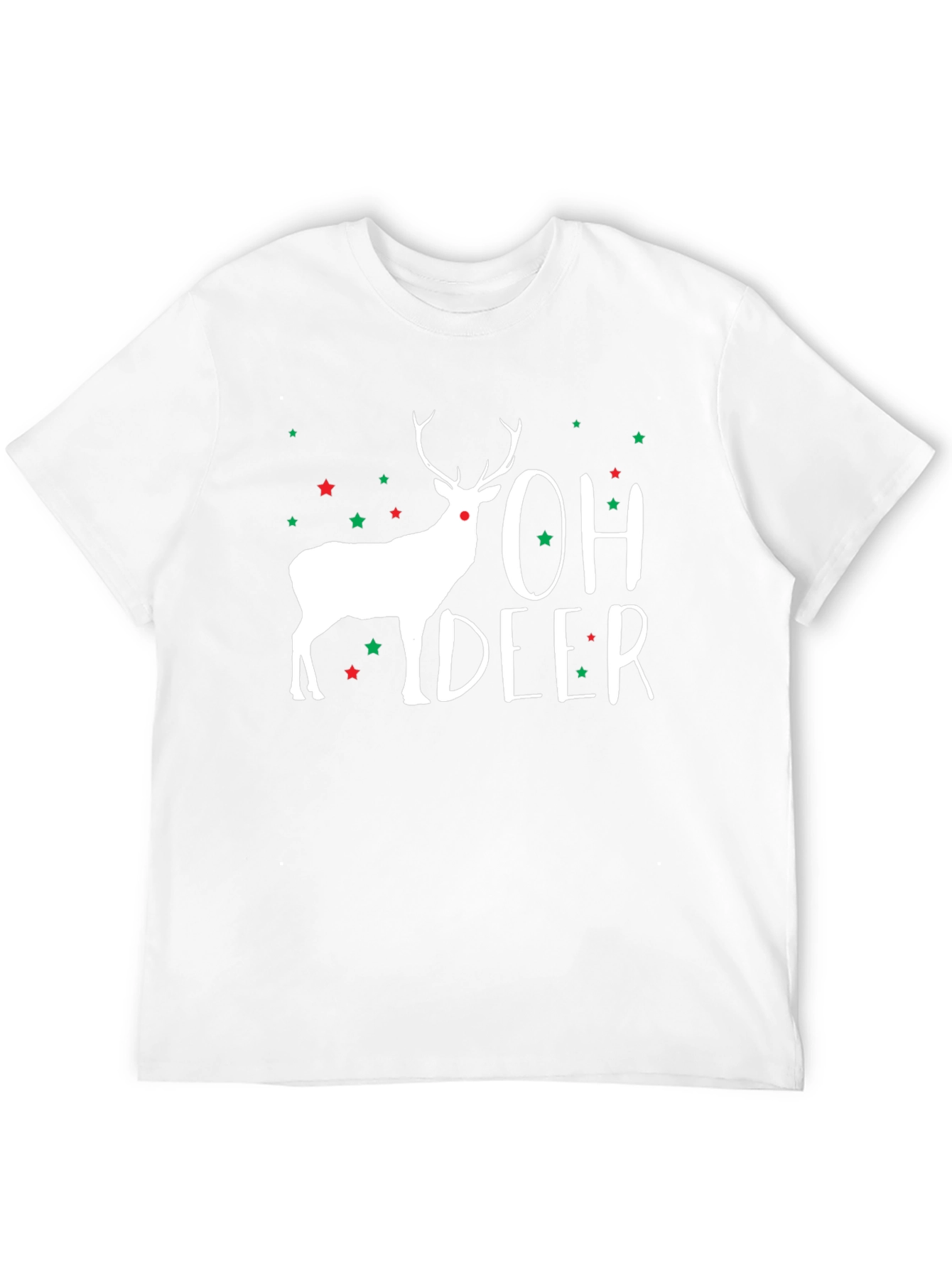 Oh Deer! Christmas Holiday Graphic T-Shirt