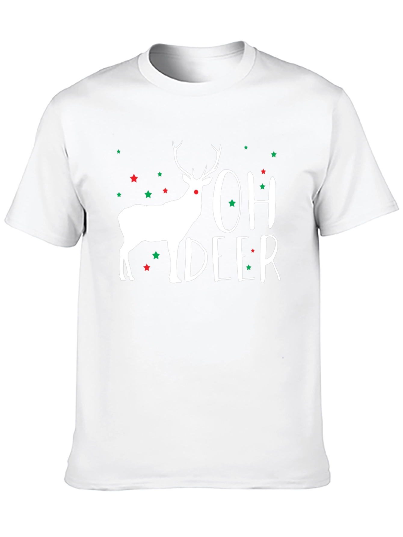 Oh Deer! Christmas Holiday Graphic T-Shirt