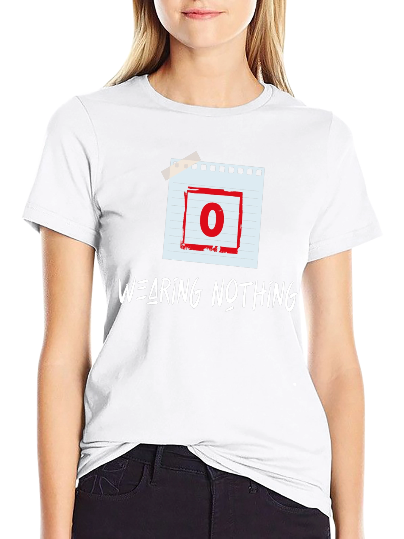 Wearing Nothing T-Shirt - Zero Graphic Tee