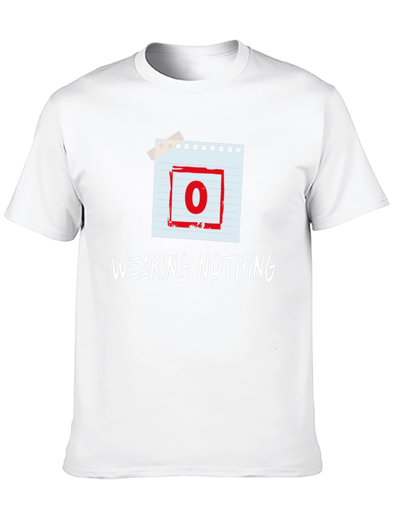 Wearing Nothing T-Shirt - Zero Graphic Tee